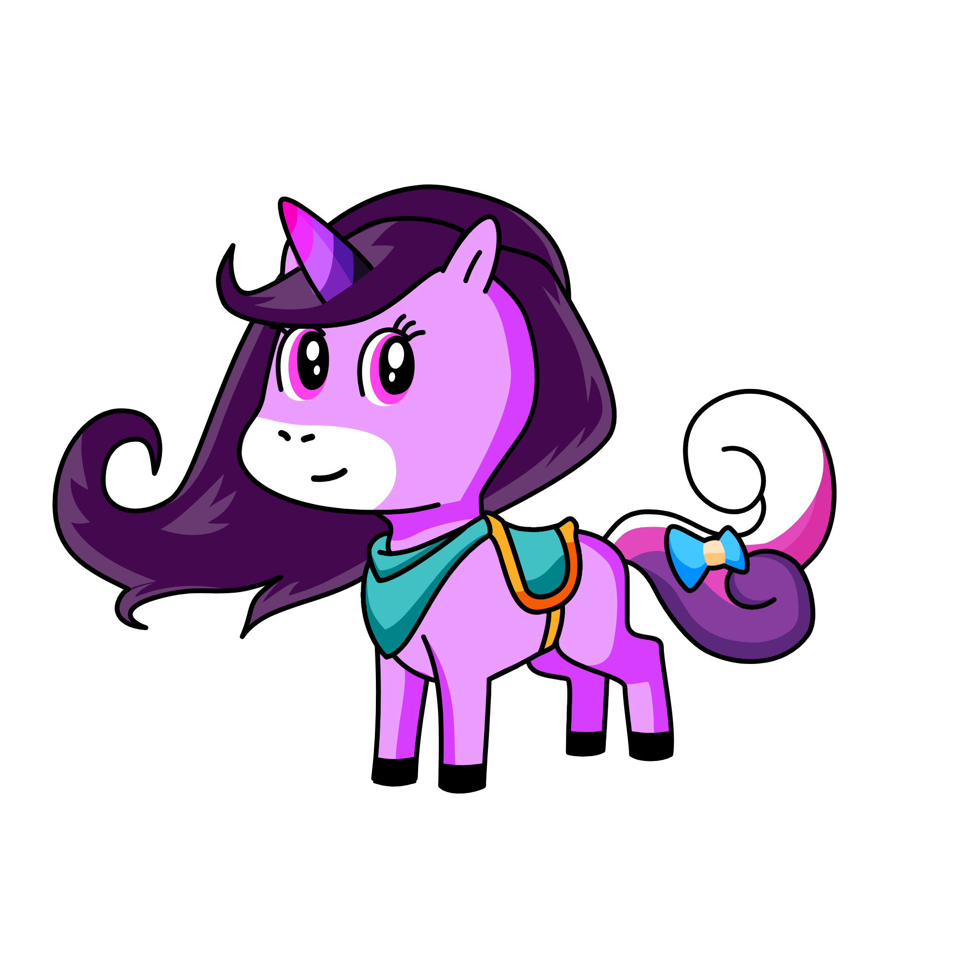 Bubblegum, the unicorn