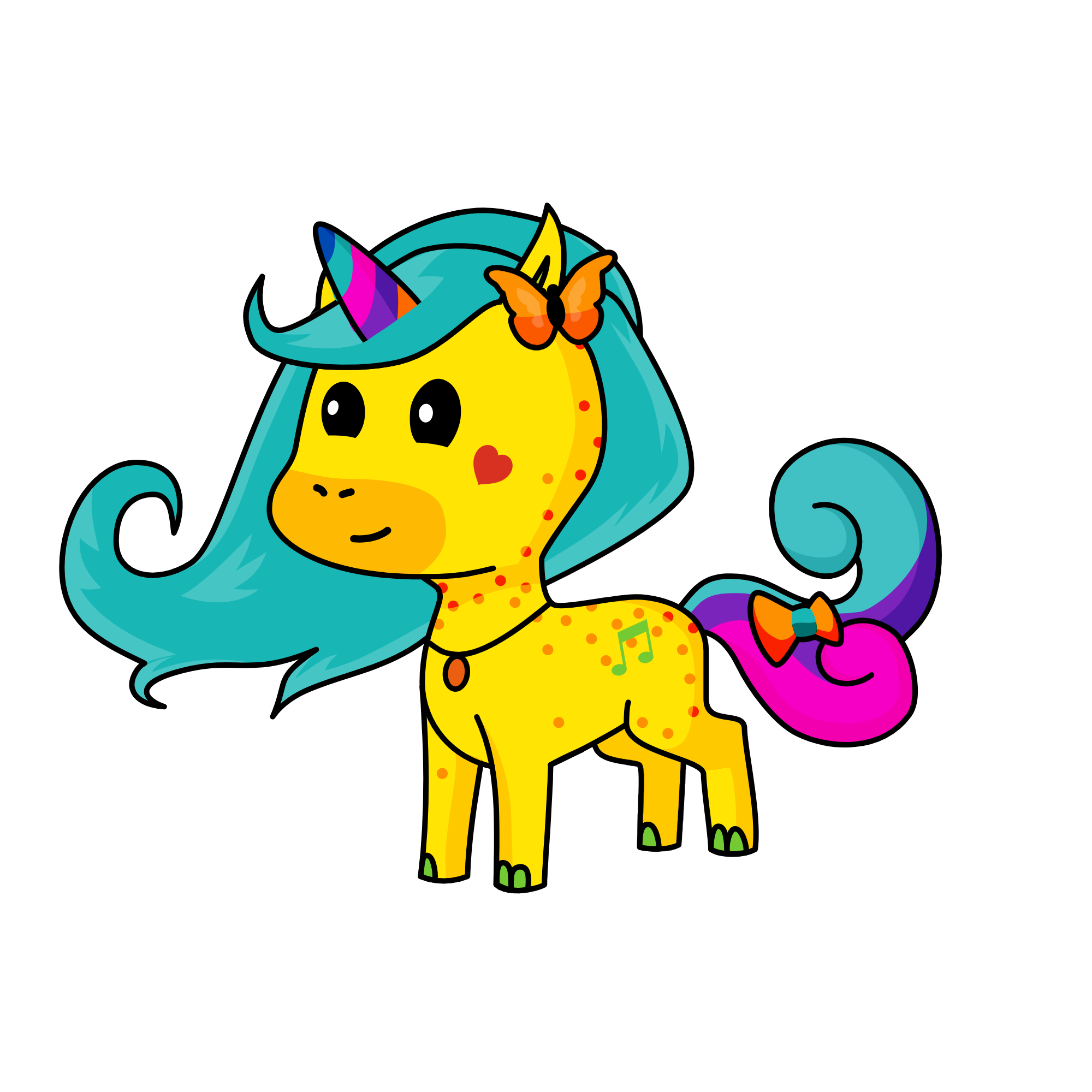 Horse, the unicorn