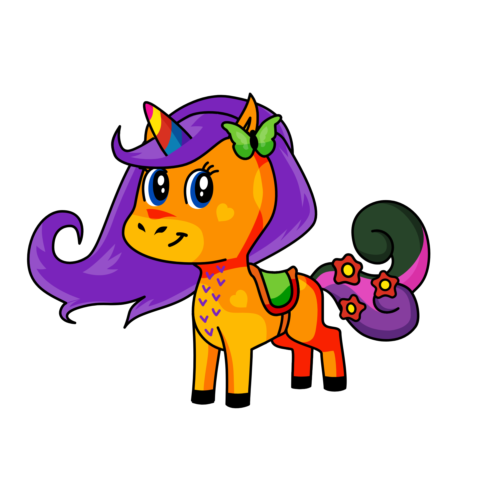 Miss Sabre, the unicorn