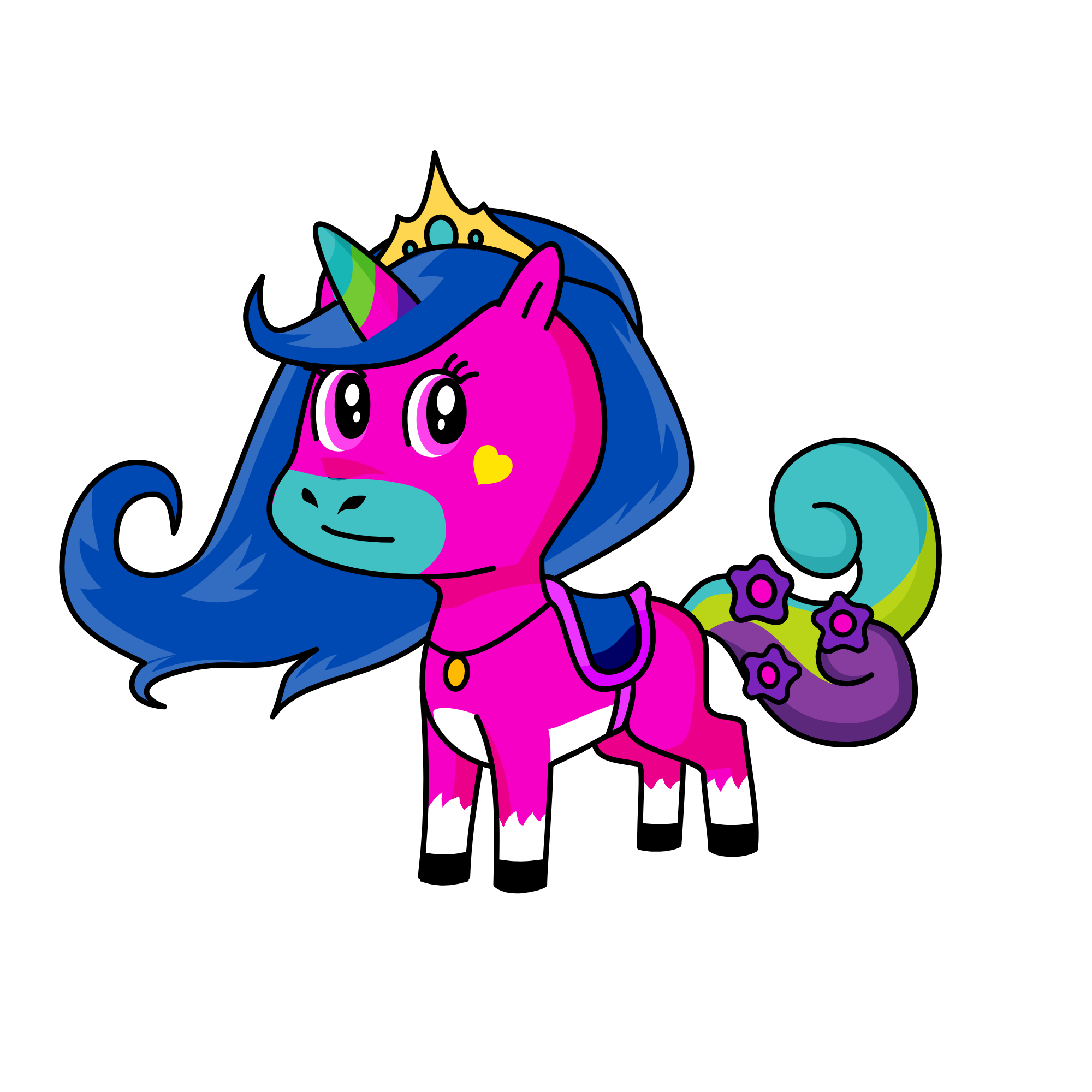 rainbow, the unicorn