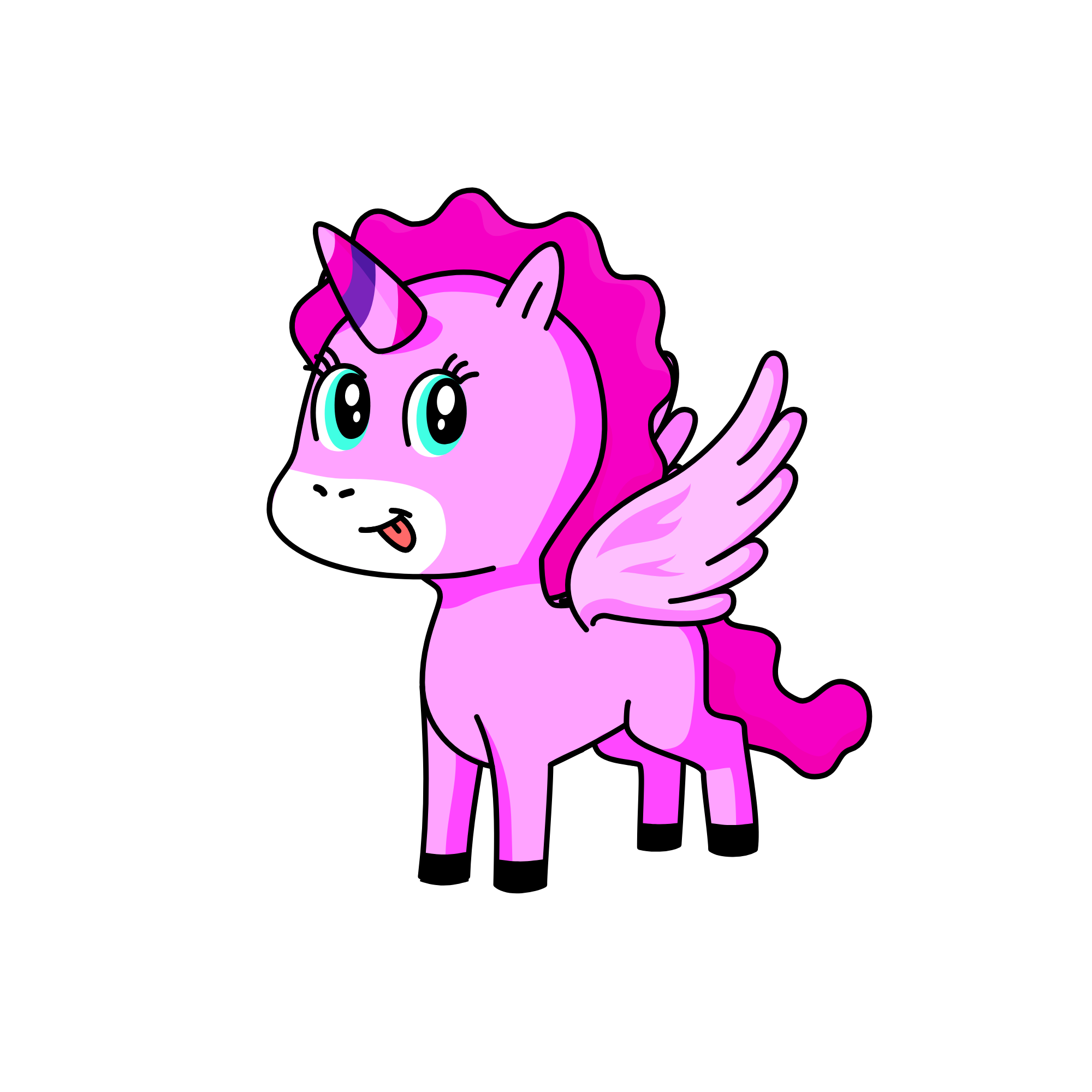 Pinkie Pie, the unicorn