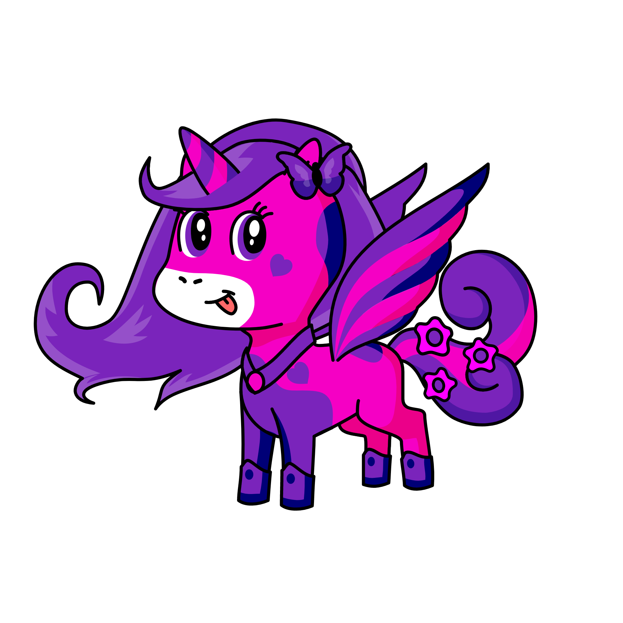 Night Quenn, the unicorn