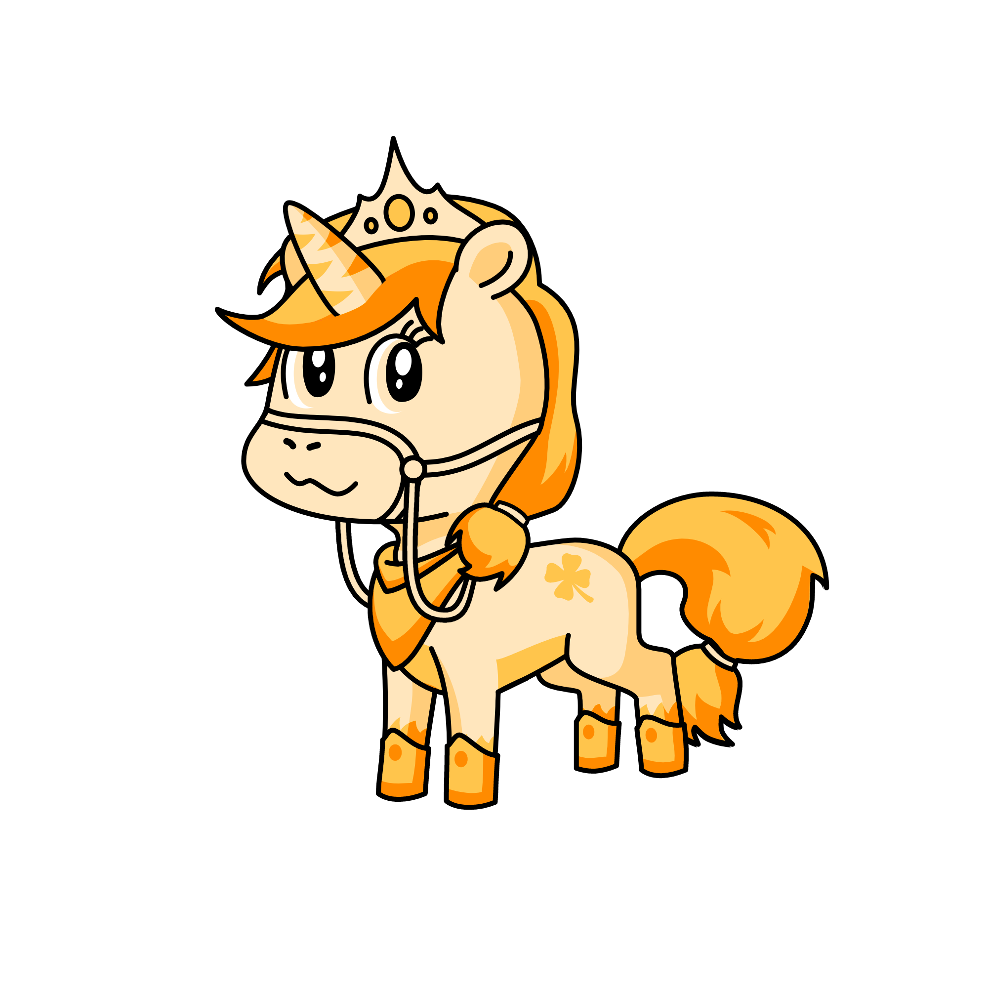 Peachy Punch, the unicorn