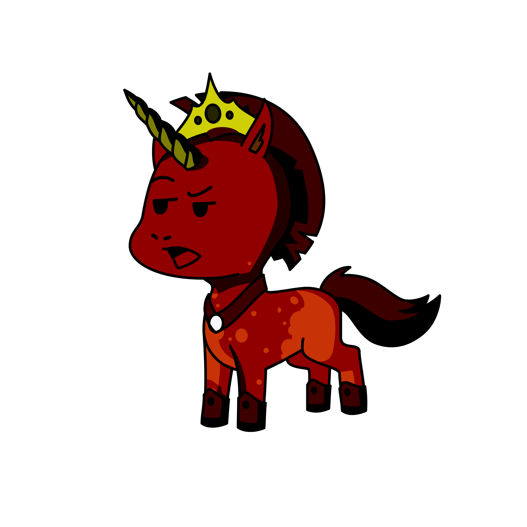 Burn, the unicorn