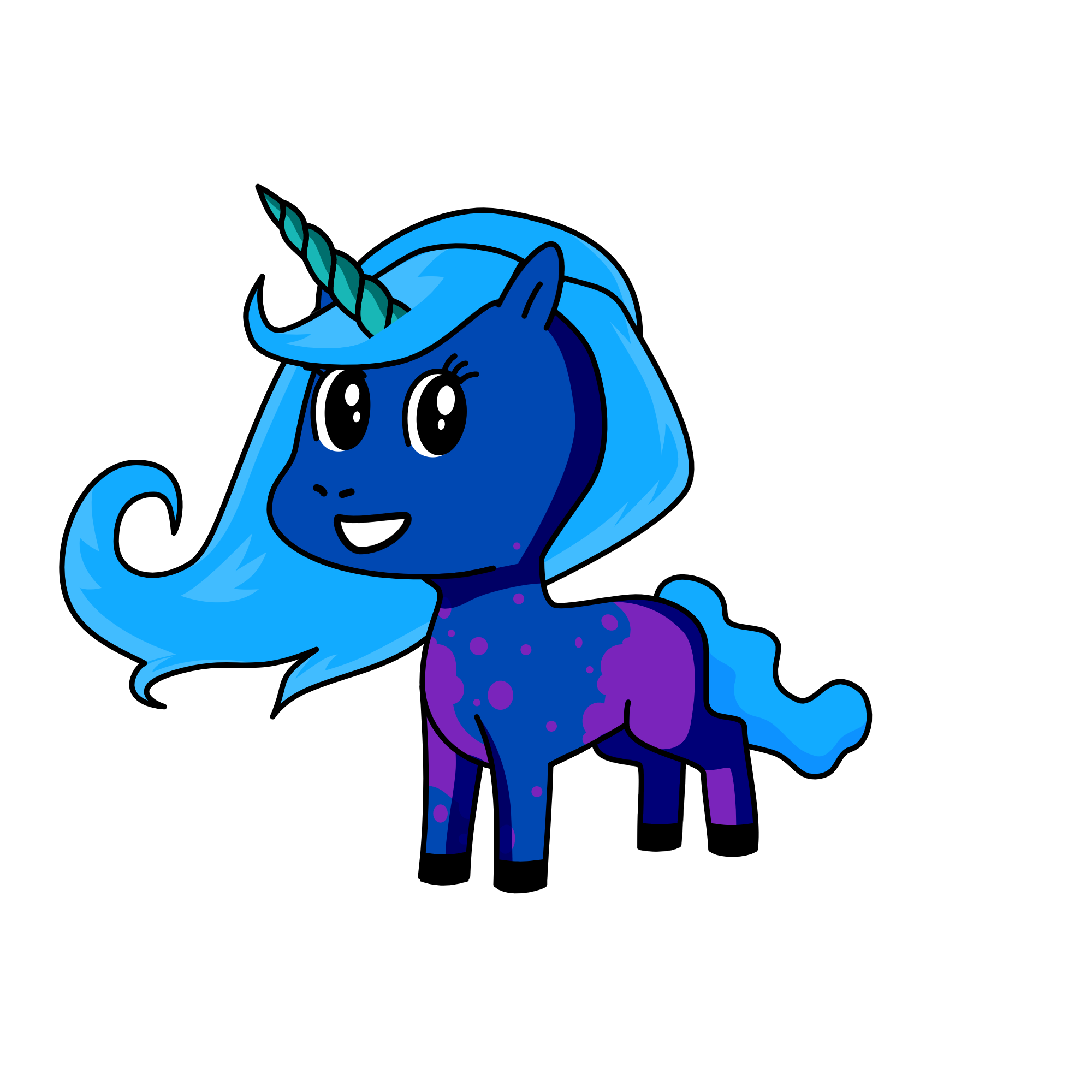 luniuda, the unicorn