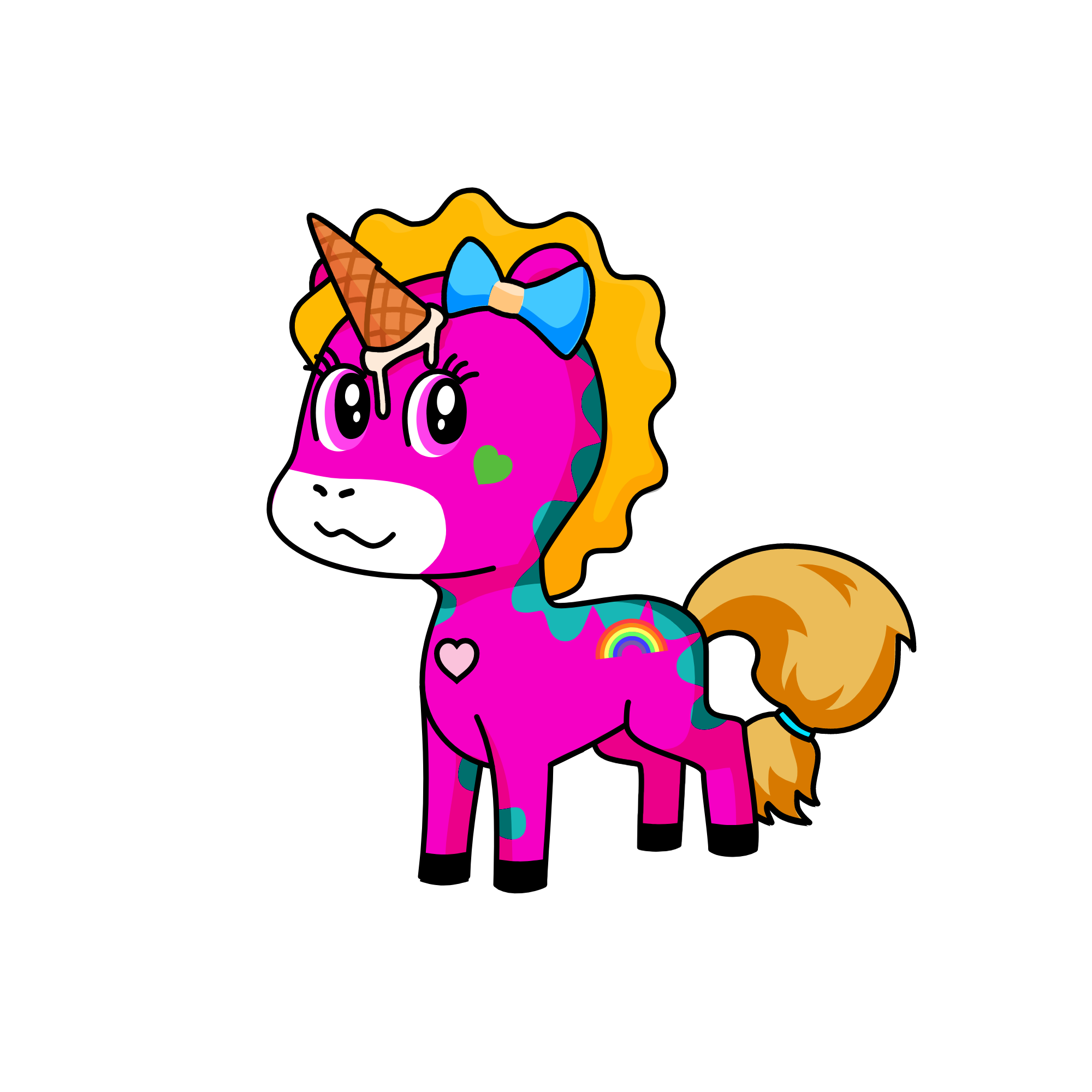 li'l zeabra cakes, the unicorn