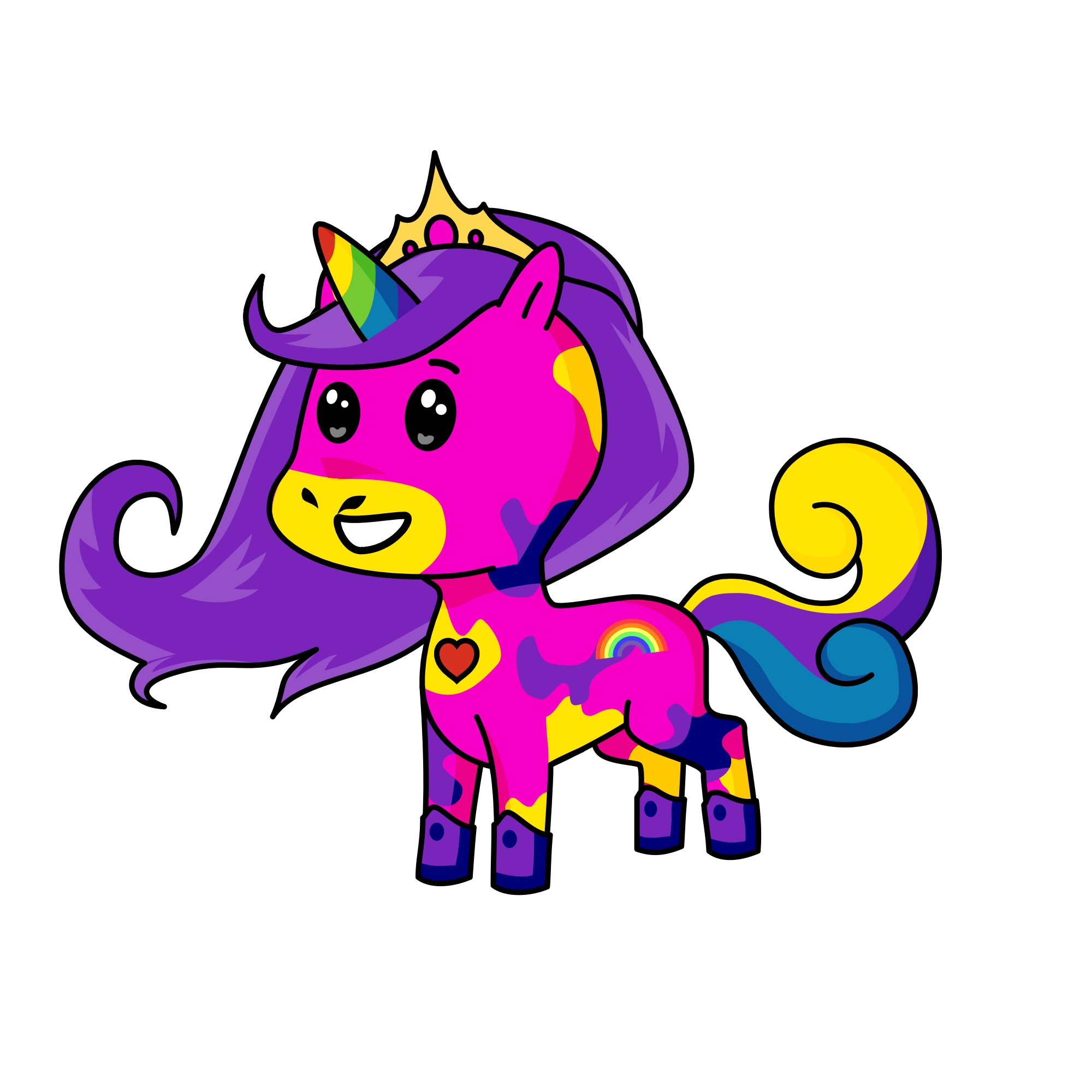 Candy, the unicorn