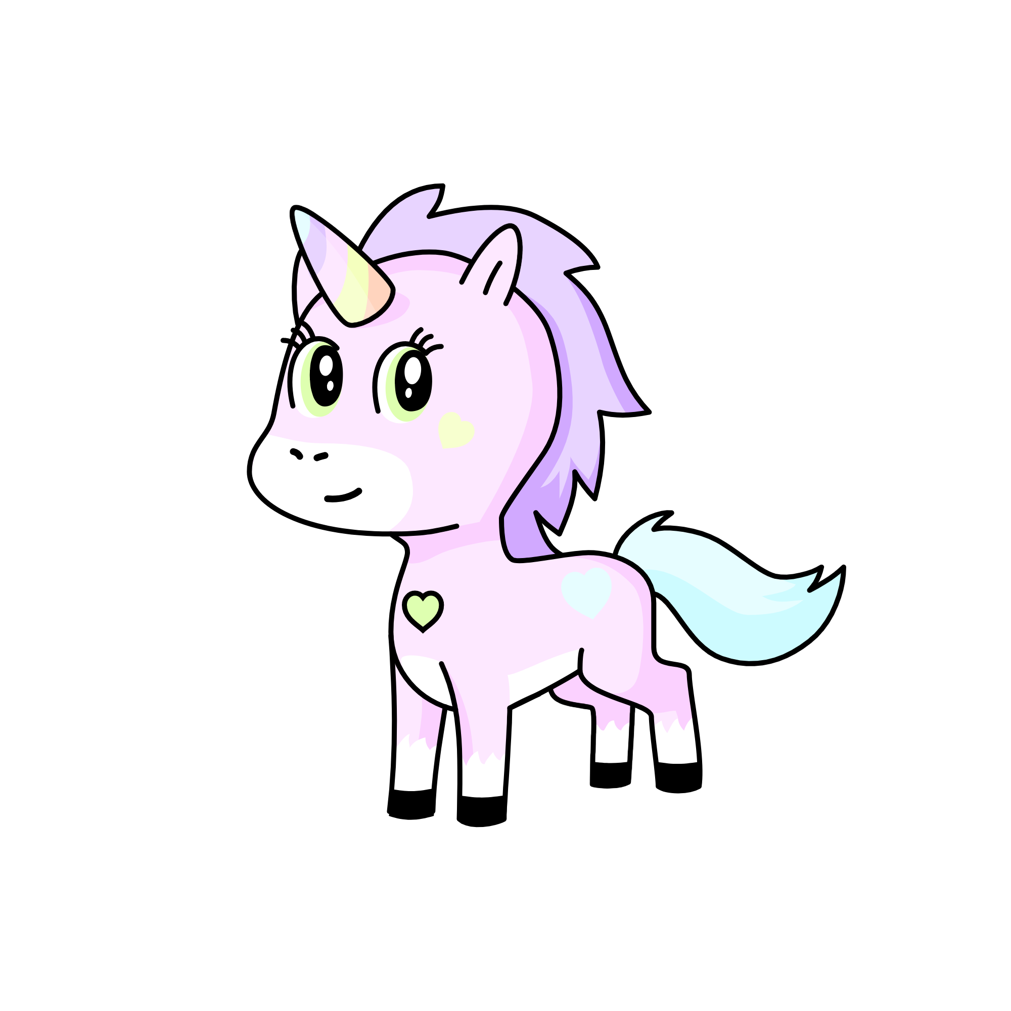 Candy, the unicorn