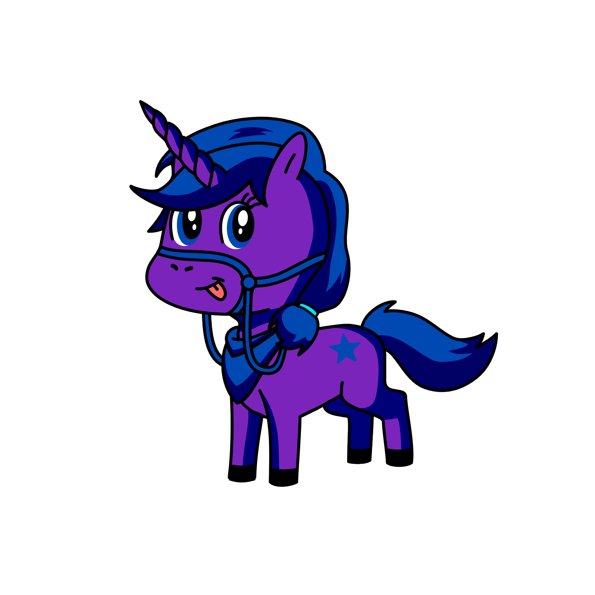 Bluberry'N'Grape , the unicorn