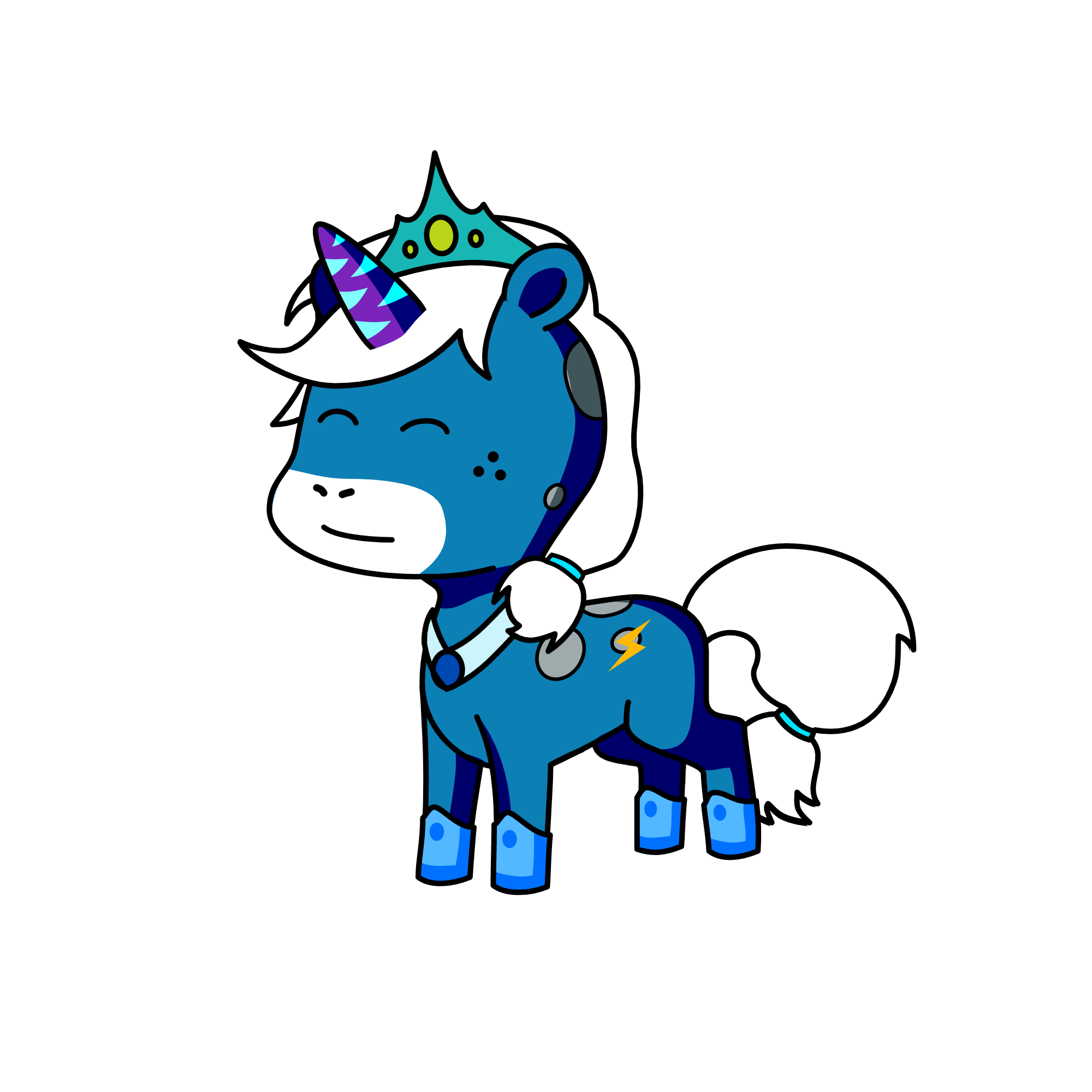 Winter Queen, the unicorn