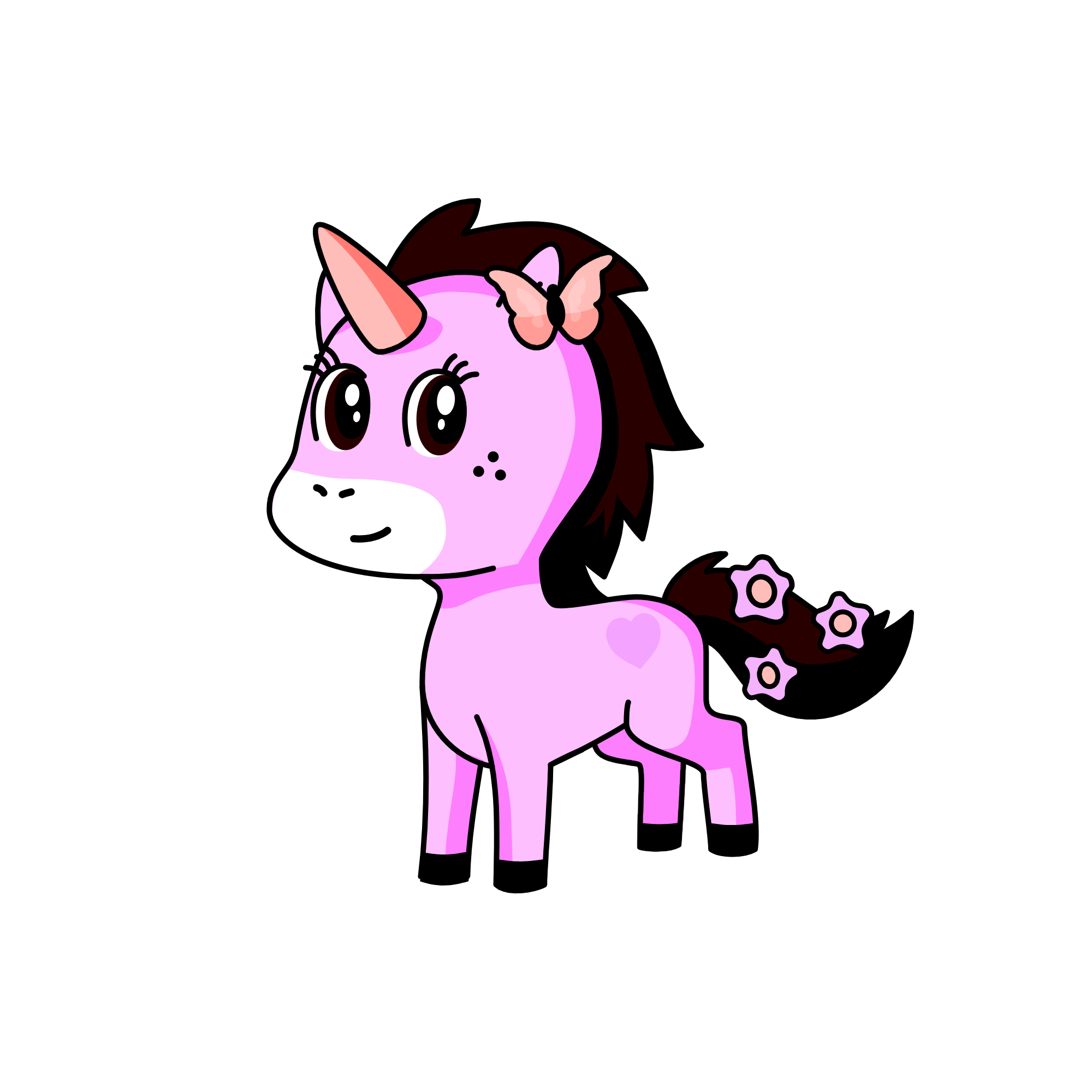 cherry blossom, the unicorn