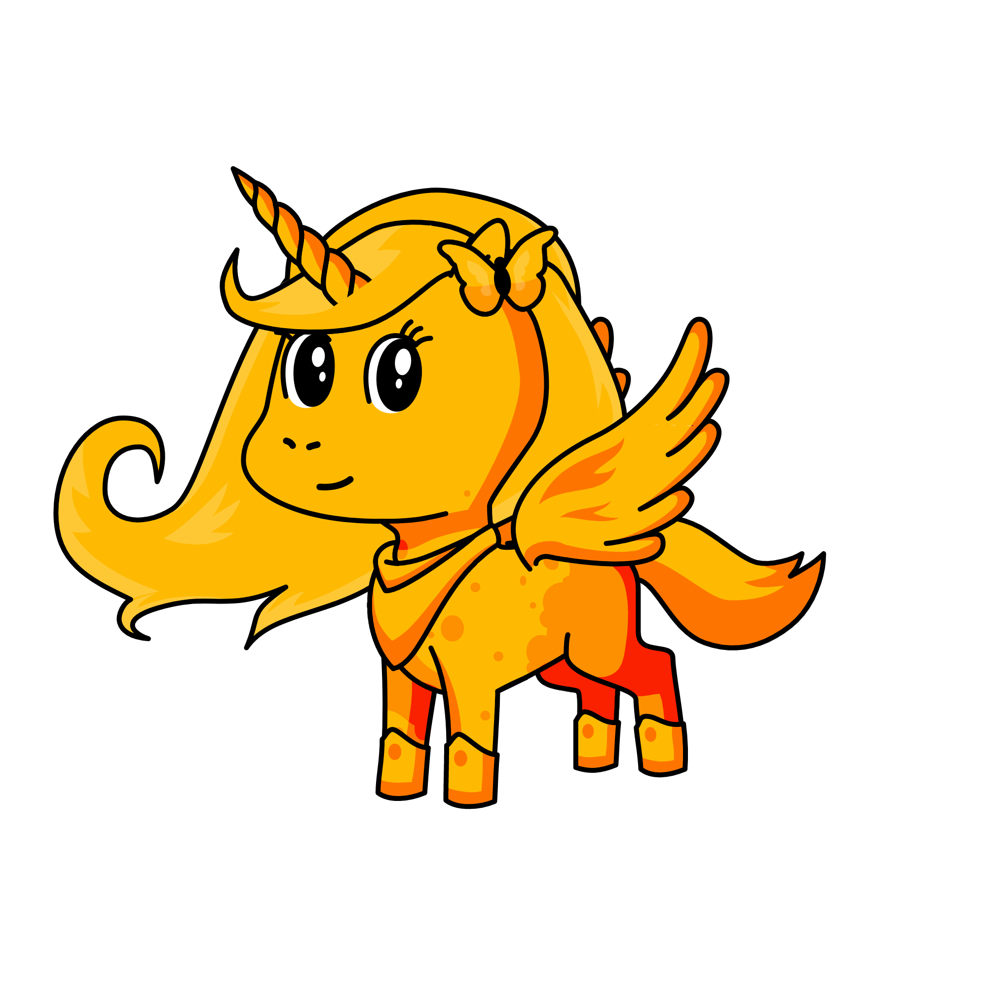 Mango, the unicorn