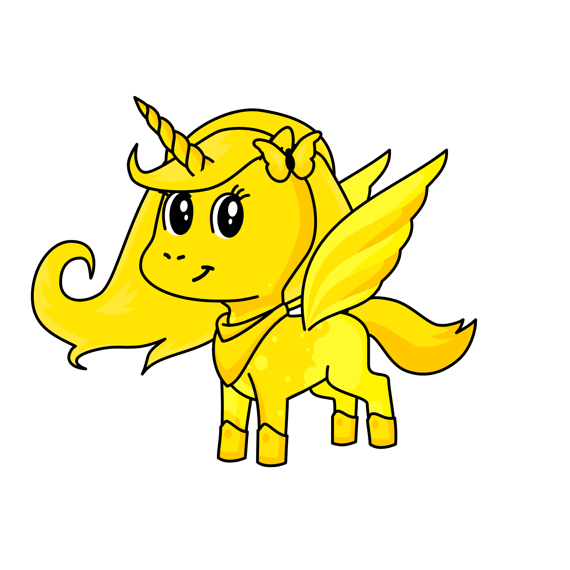 Sunshine, the unicorn