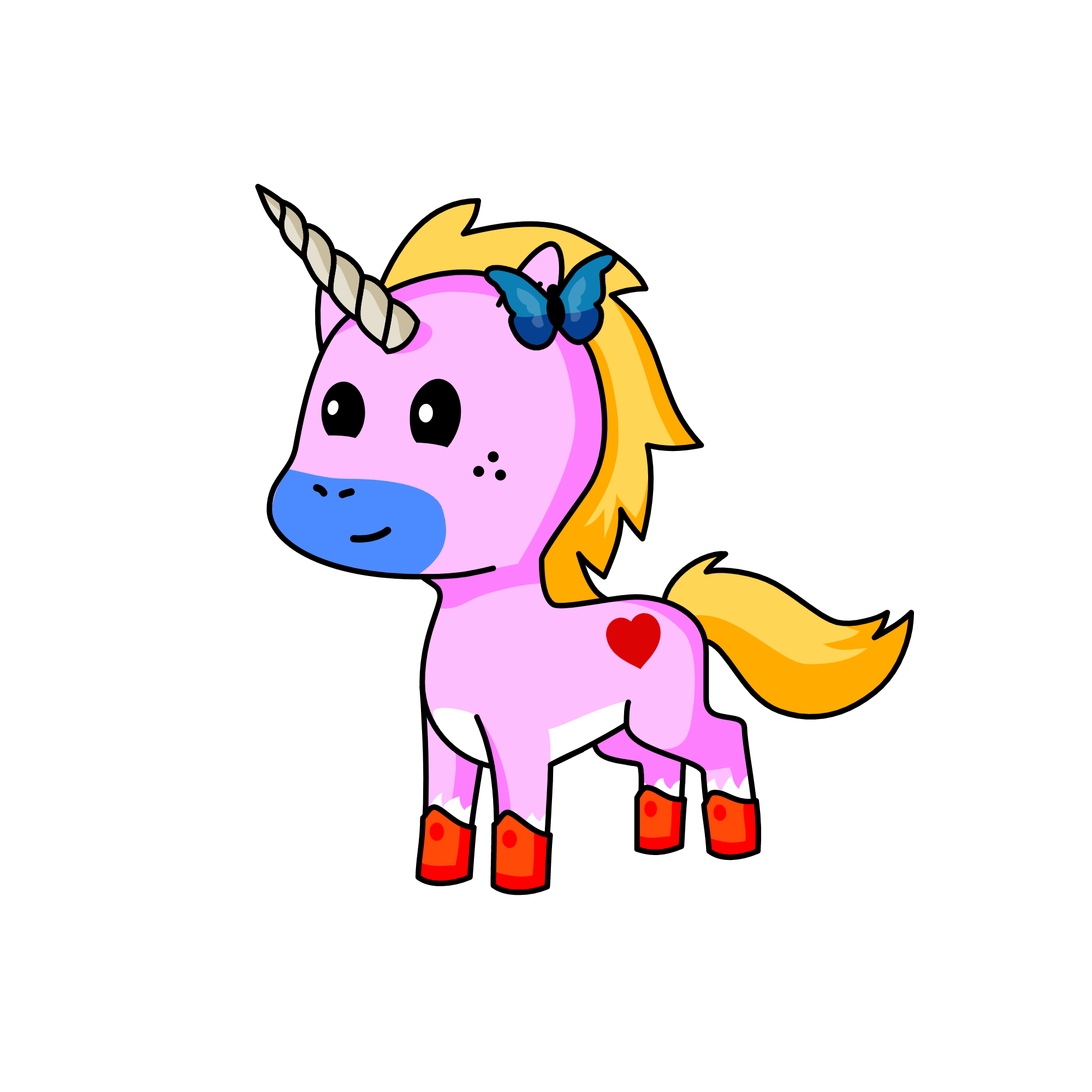 PINKY, the unicorn