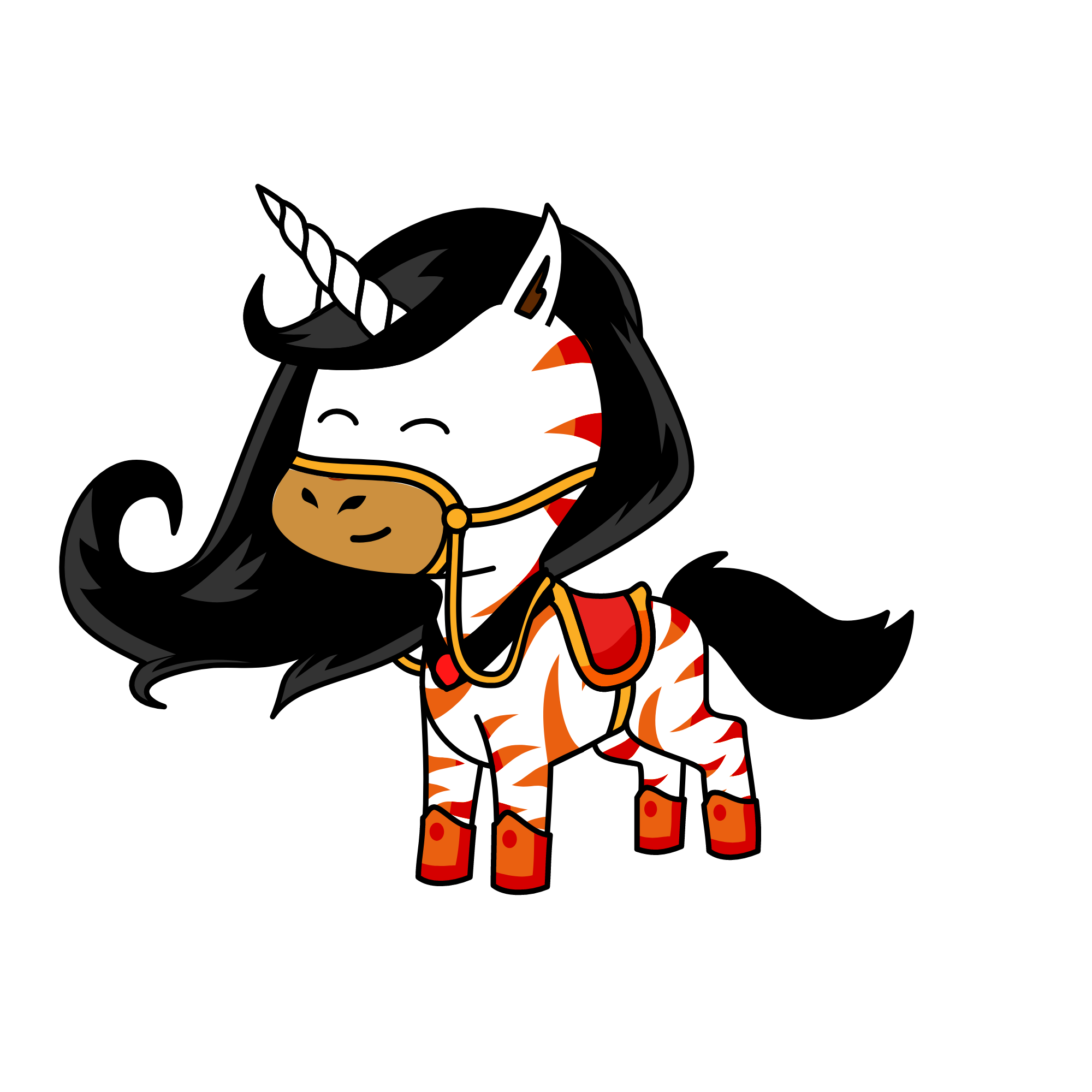 Flame, the unicorn