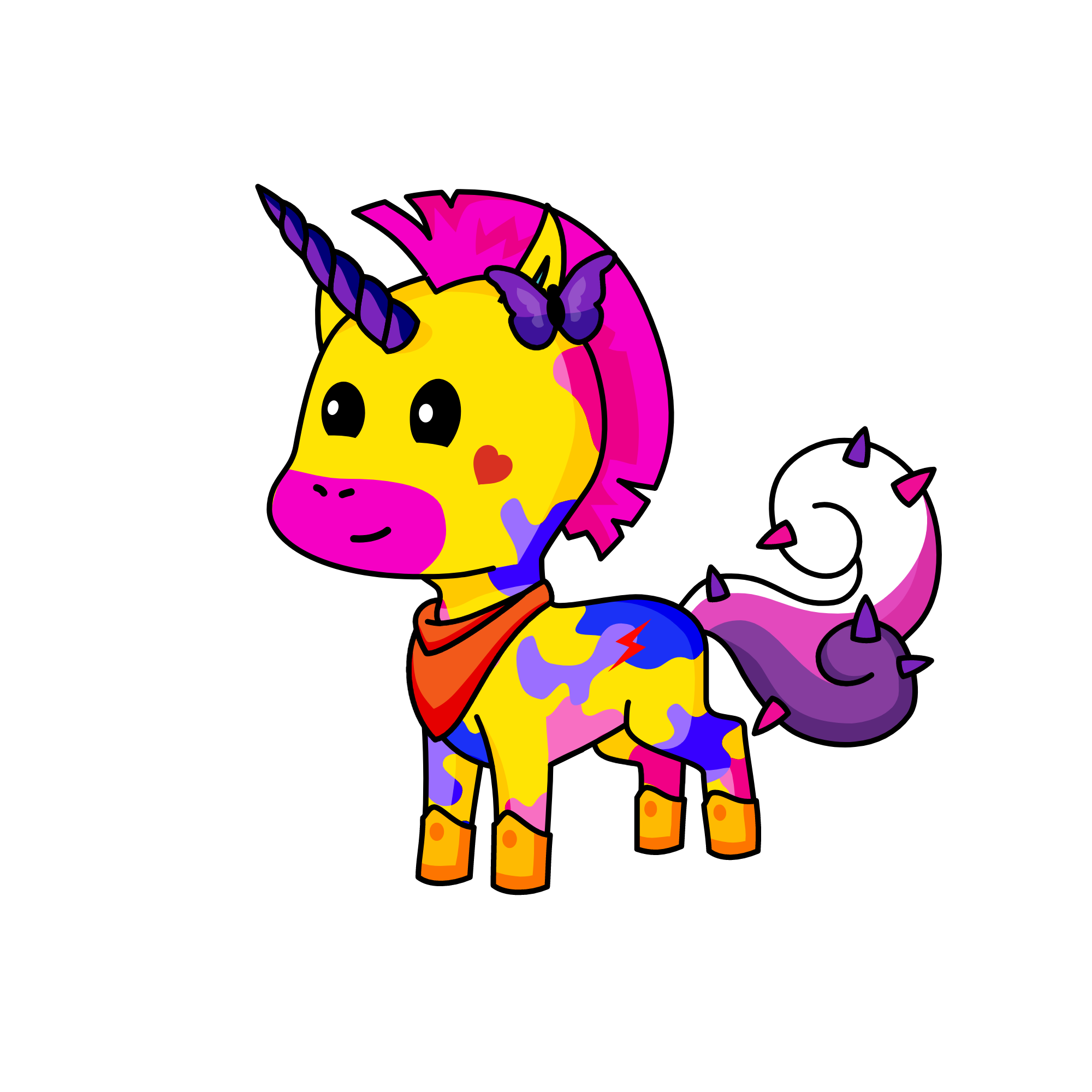SNOWY, the unicorn