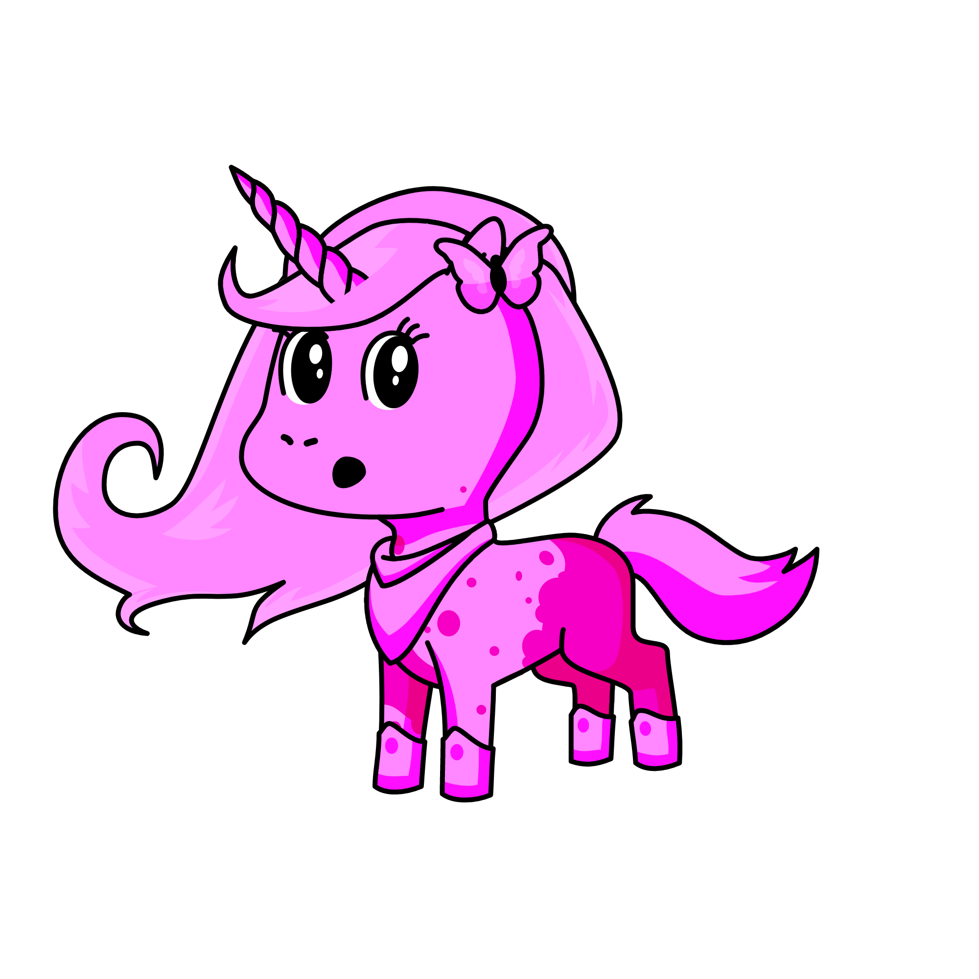 pinky, the unicorn