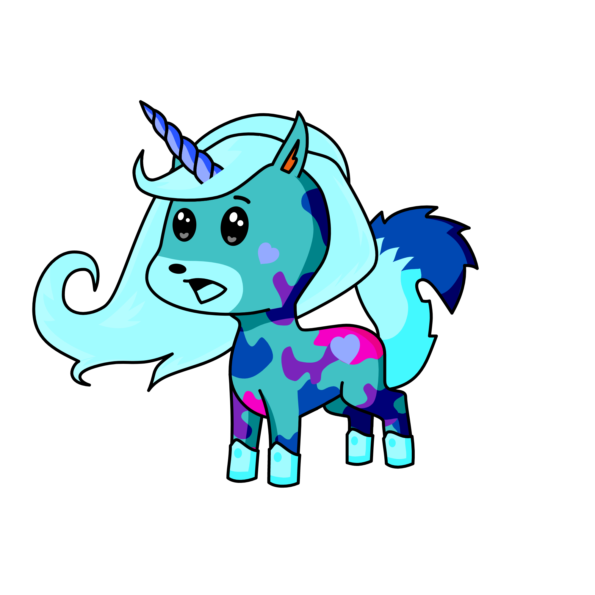Cheeky chills, the unicorn