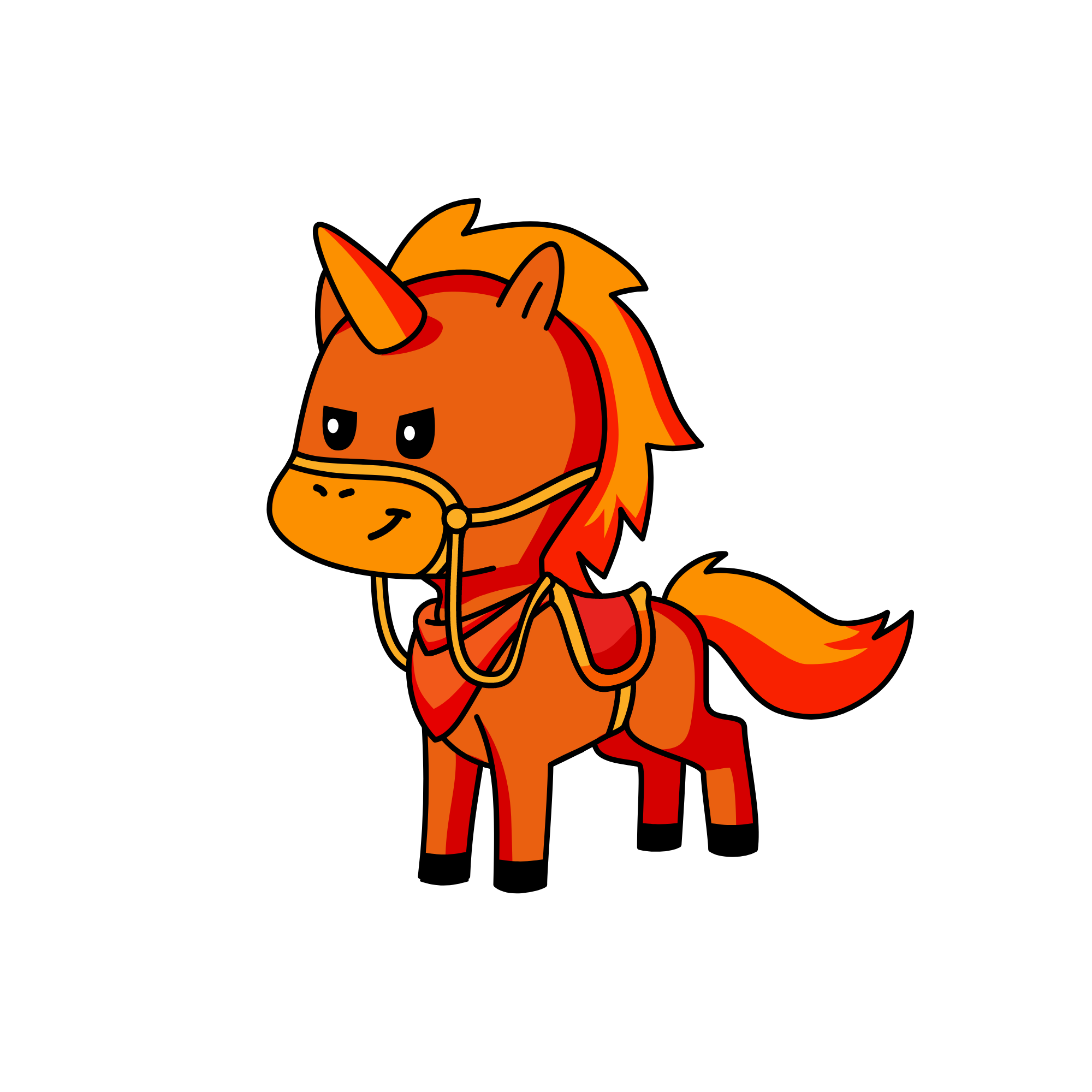 Gold, the unicorn
