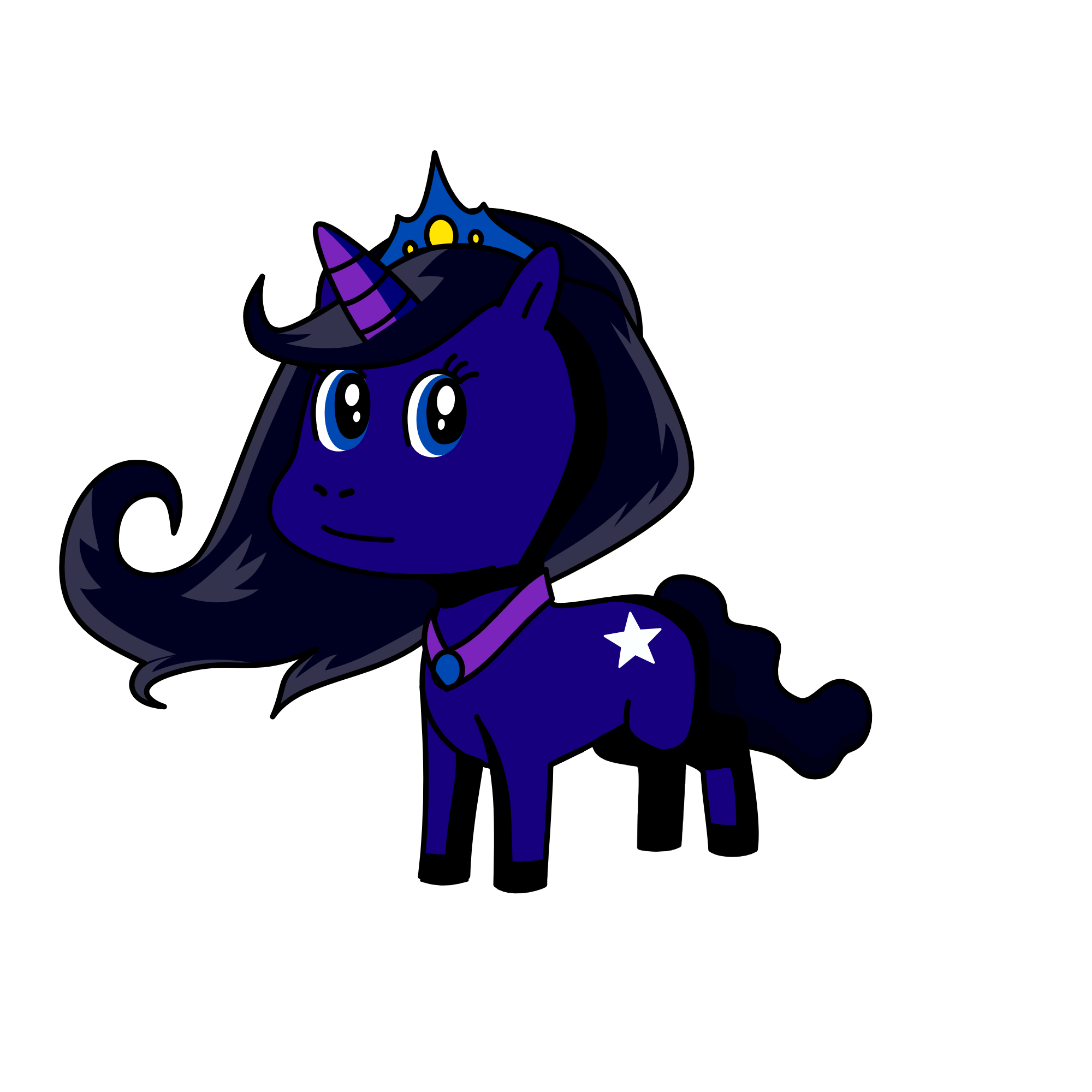 Princess Luna, the unicorn