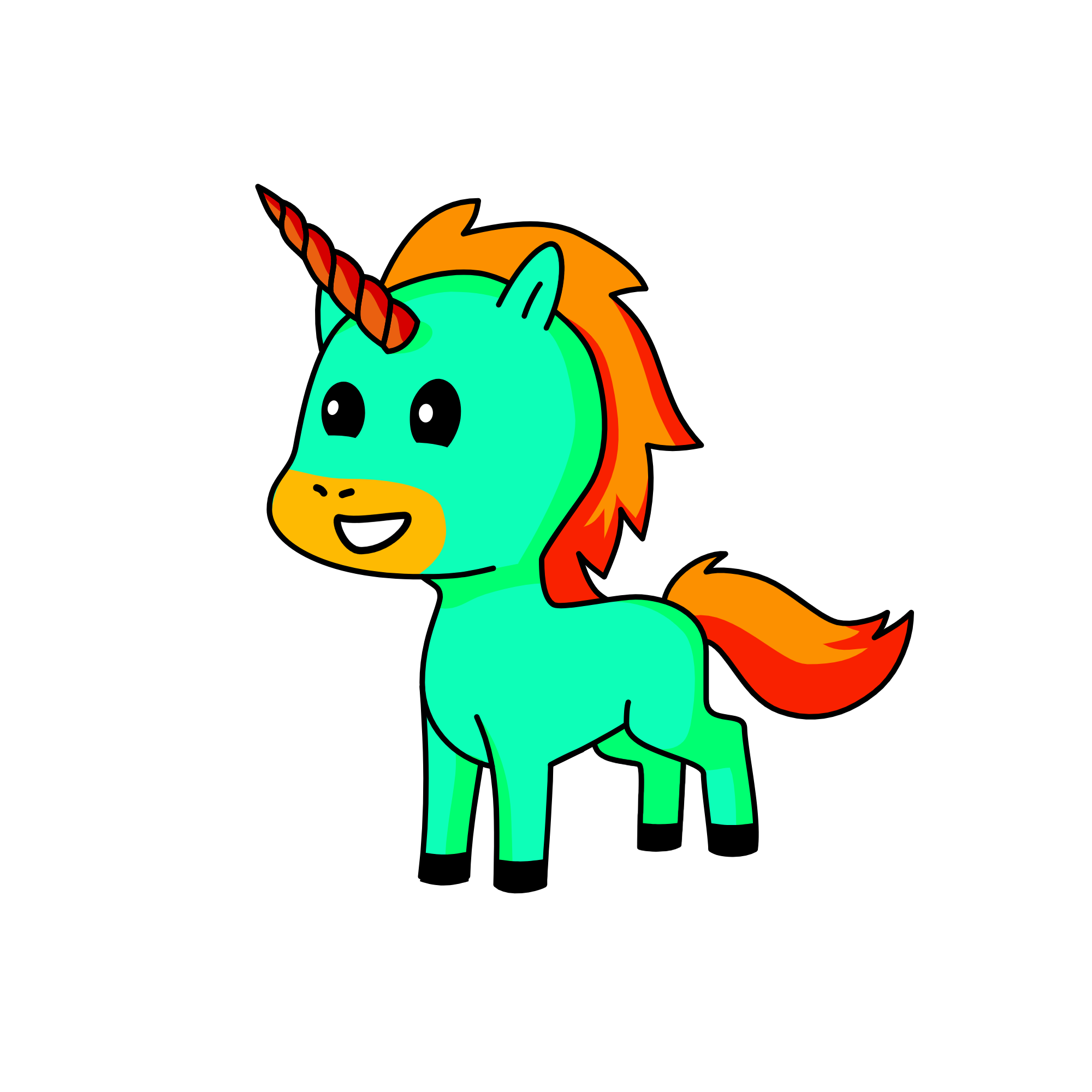 Glory, the unicorn