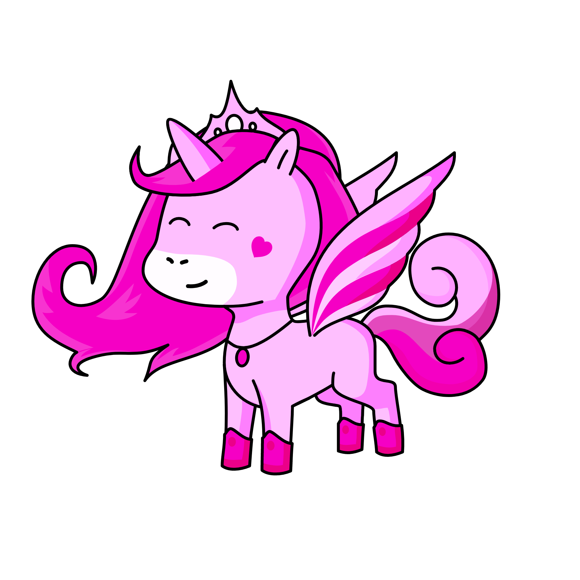 princess of pink, the unicorn