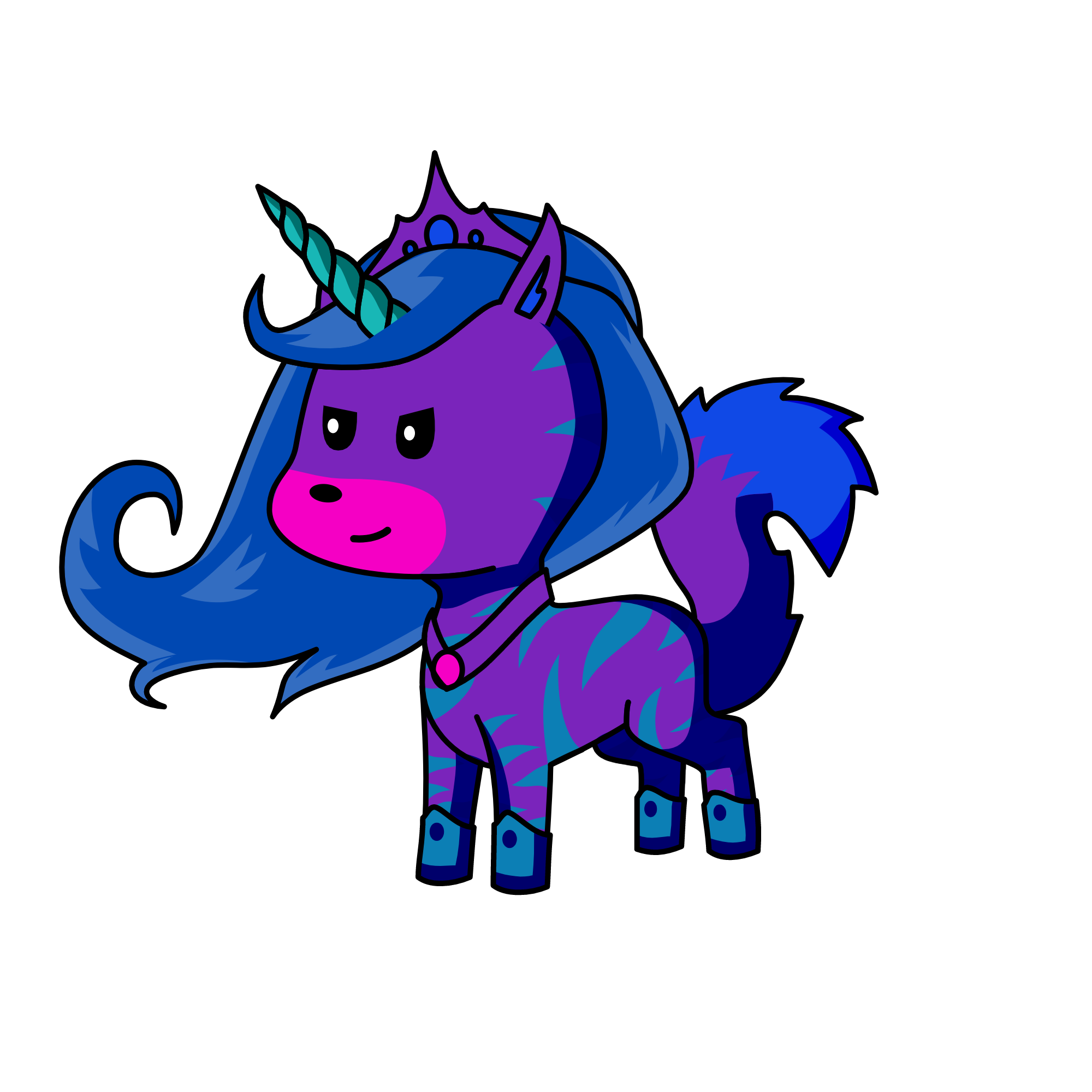 Black Diamond, the unicorn