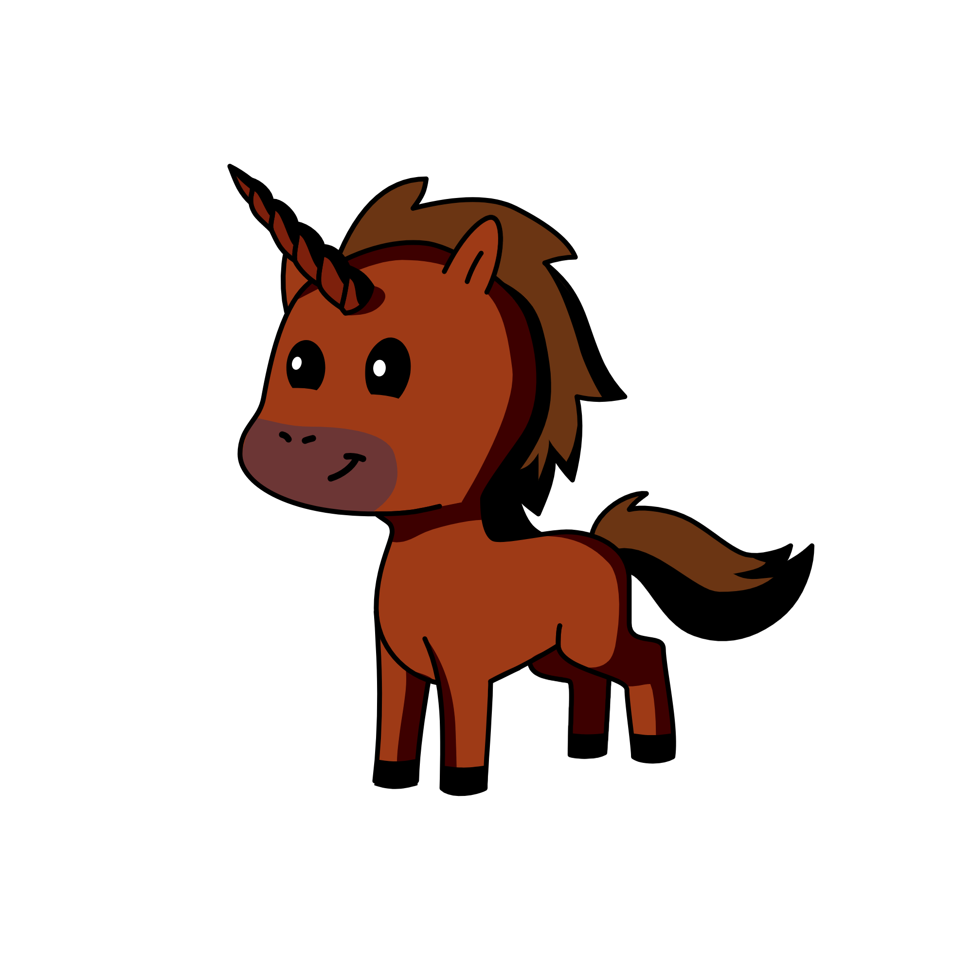 Clay, the unicorn