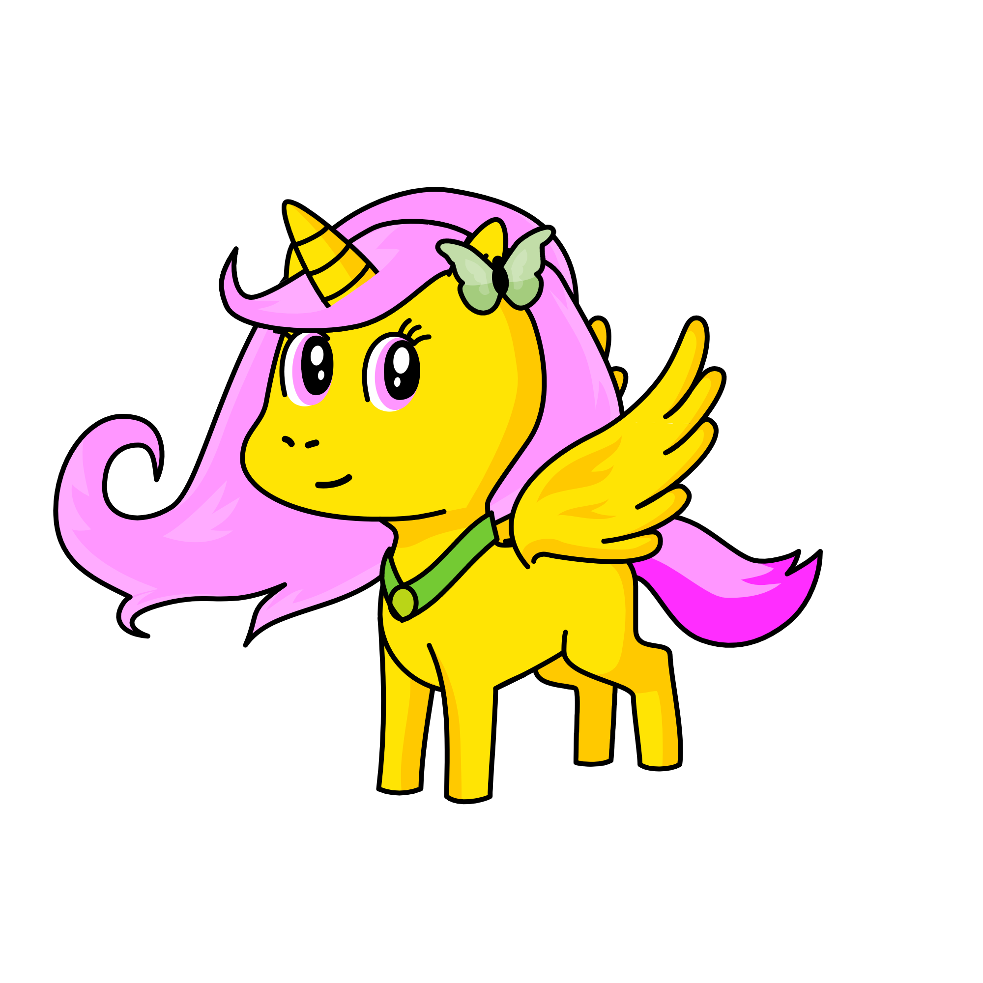 pf, the unicorn