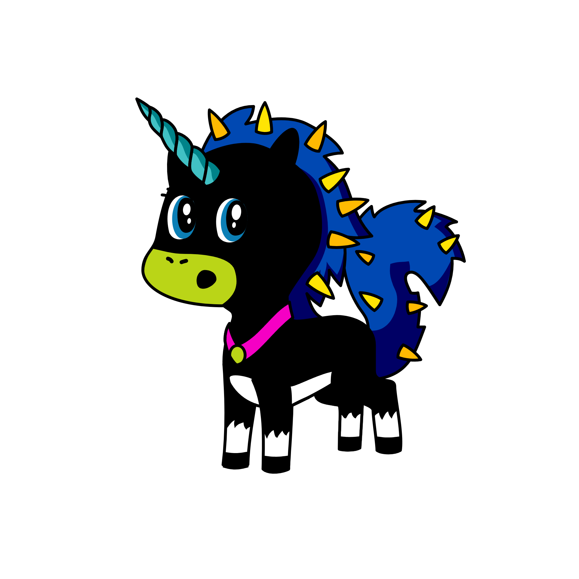 Darkus, the unicorn