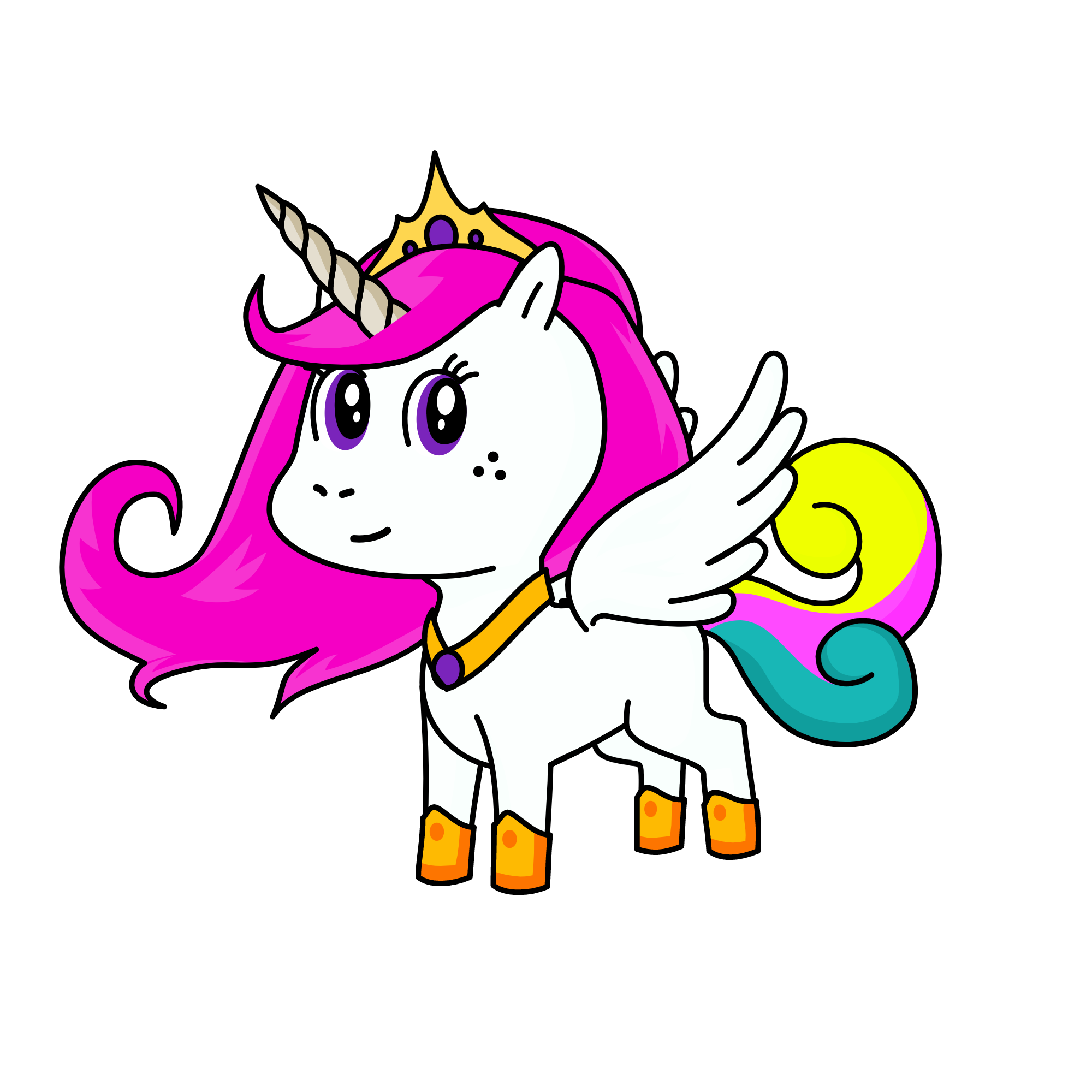 Princess Celestia, the unicorn