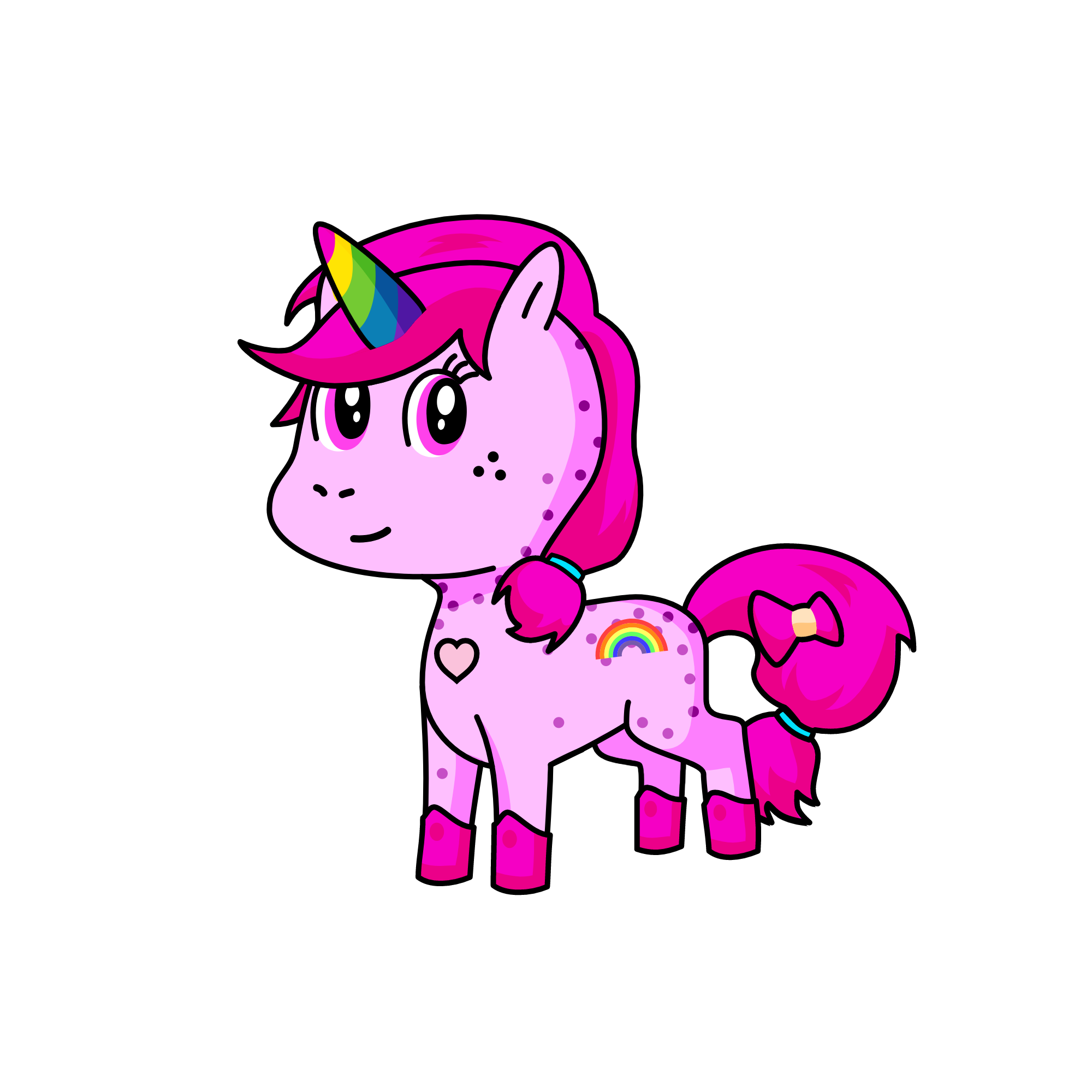 pinky, the unicorn
