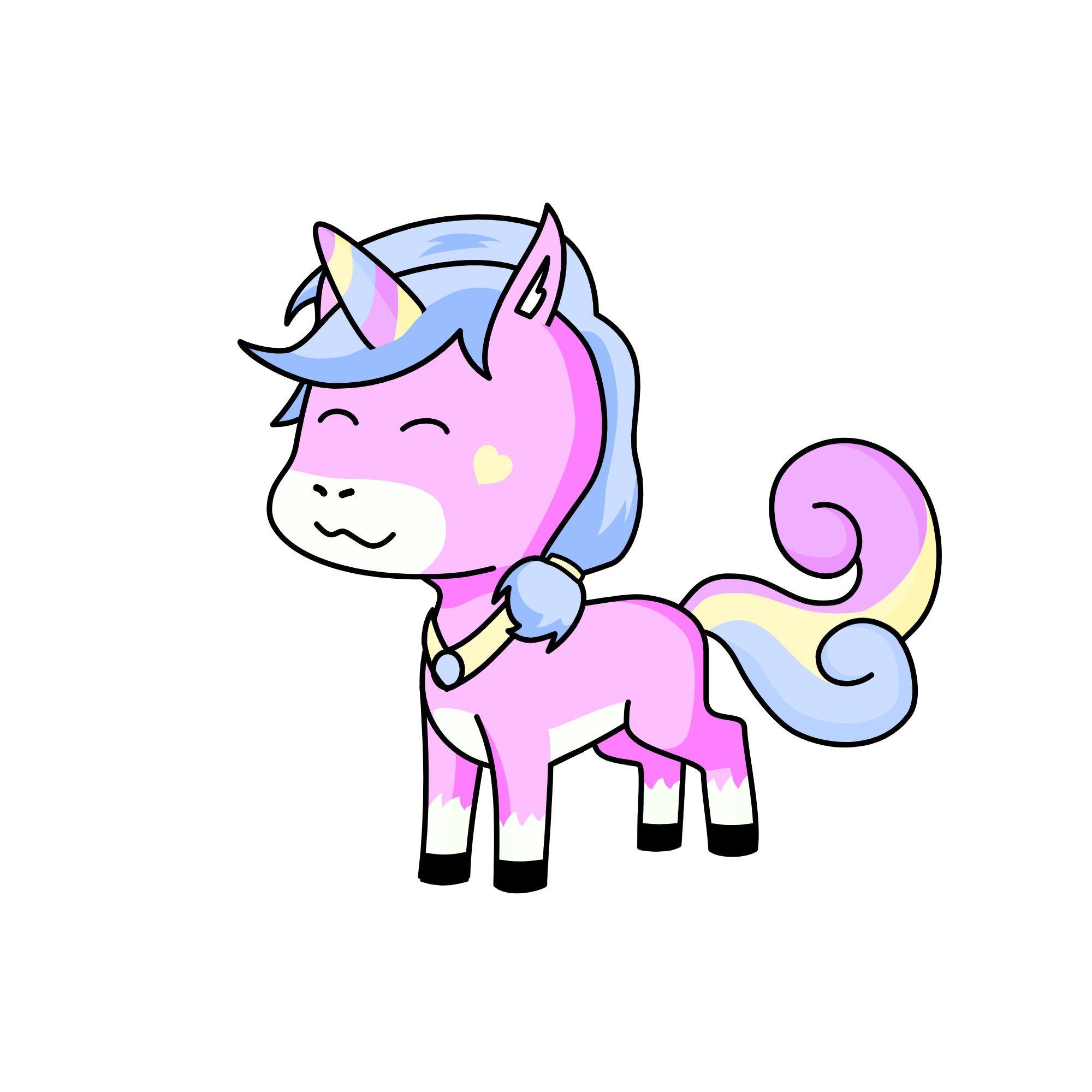 Candy, the unicorn
