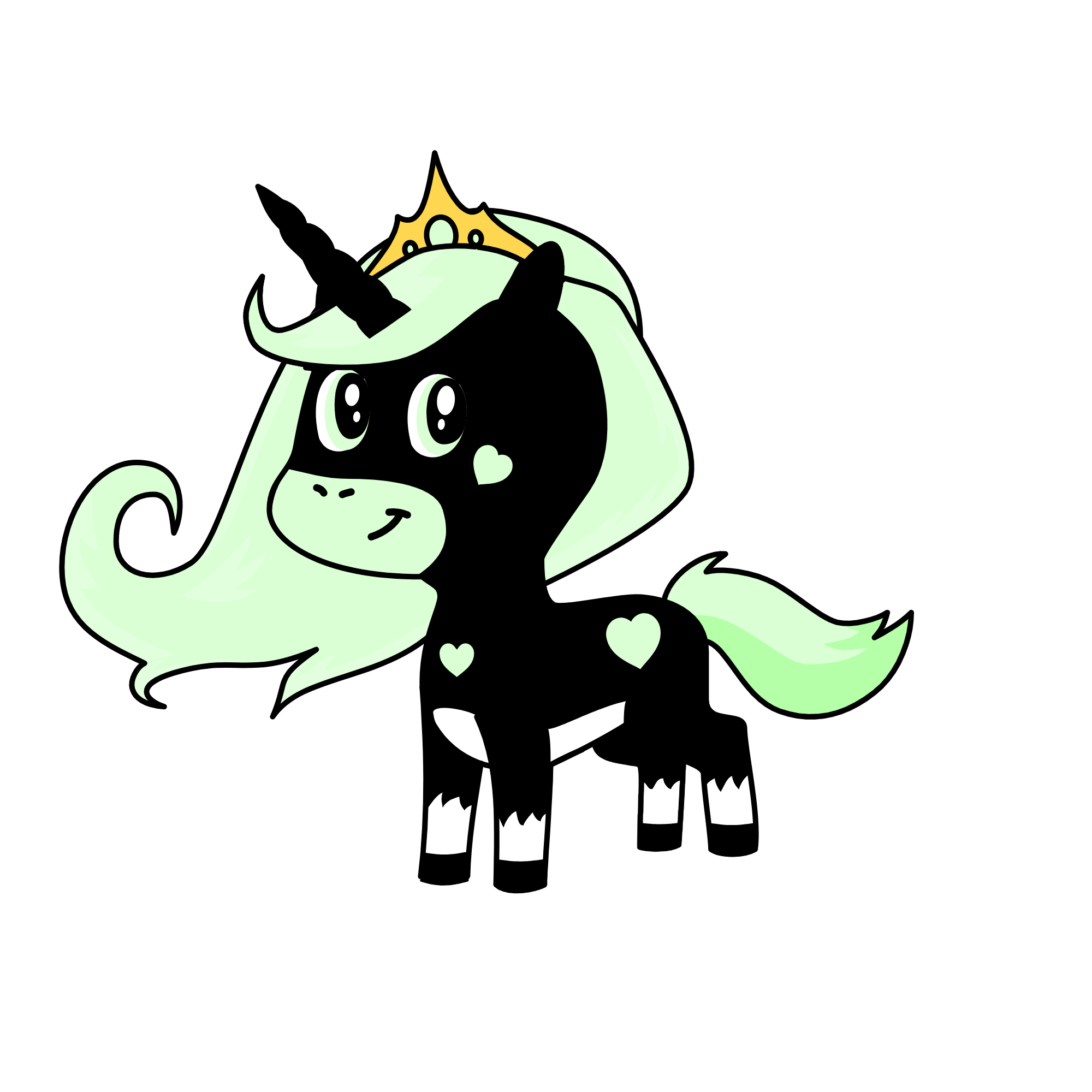Lime Dream, the unicorn