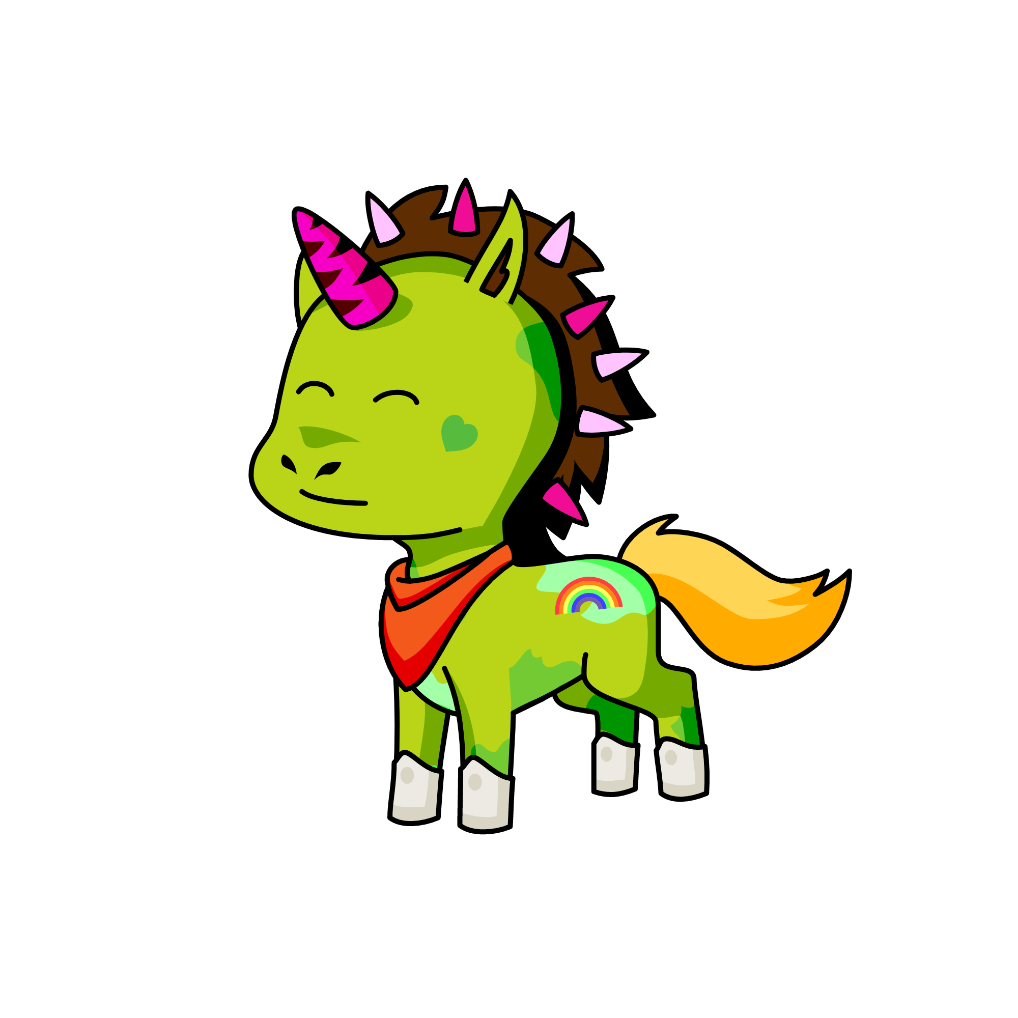 Foodicorn, the unicorn