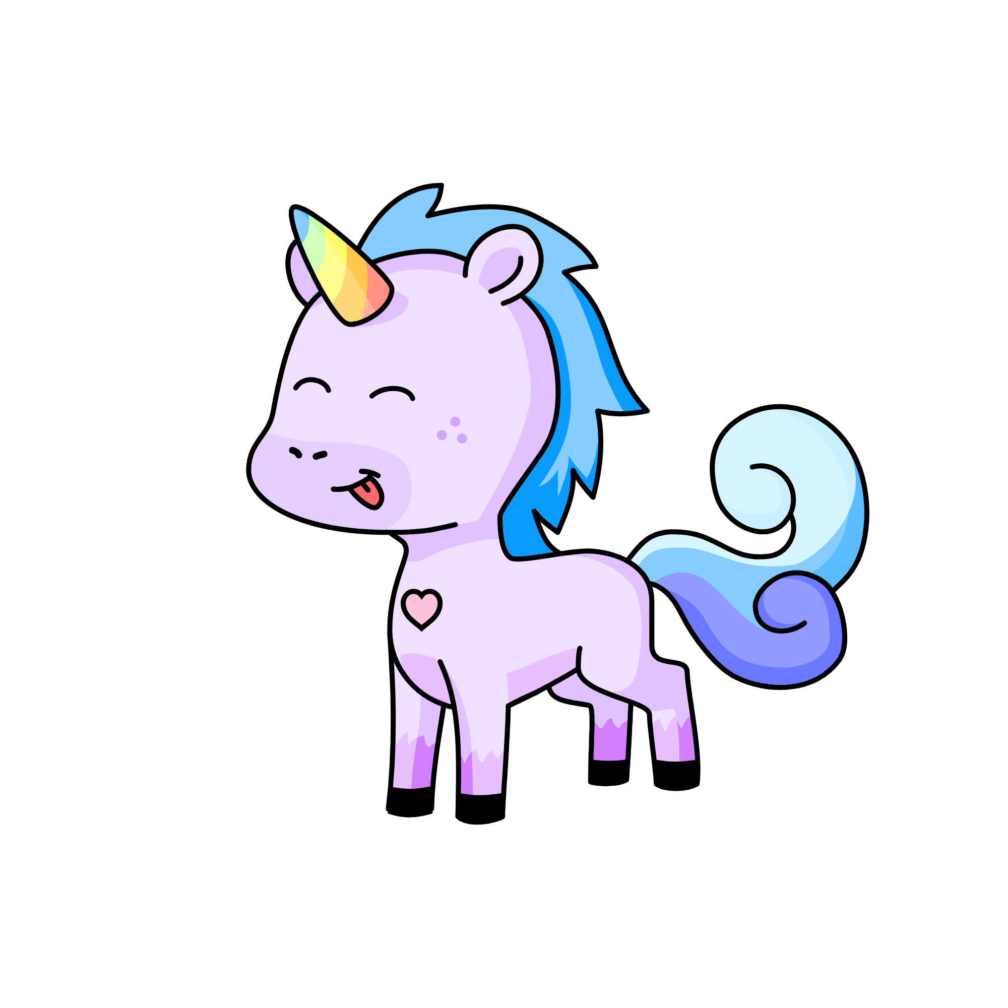 Perky, the unicorn