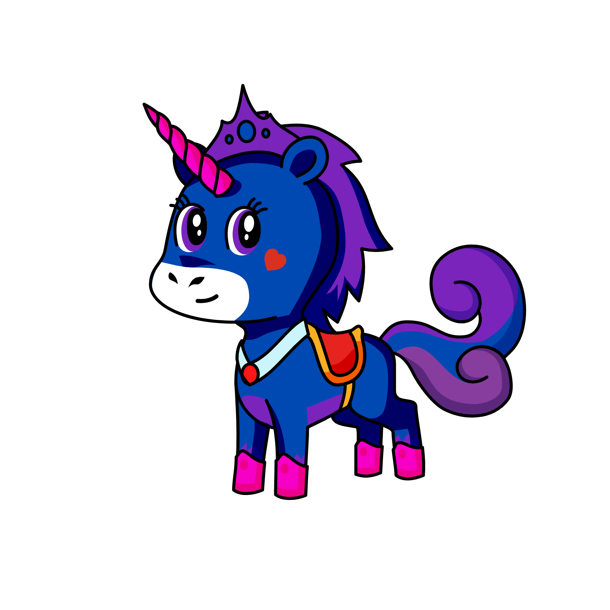 crystal, the unicorn