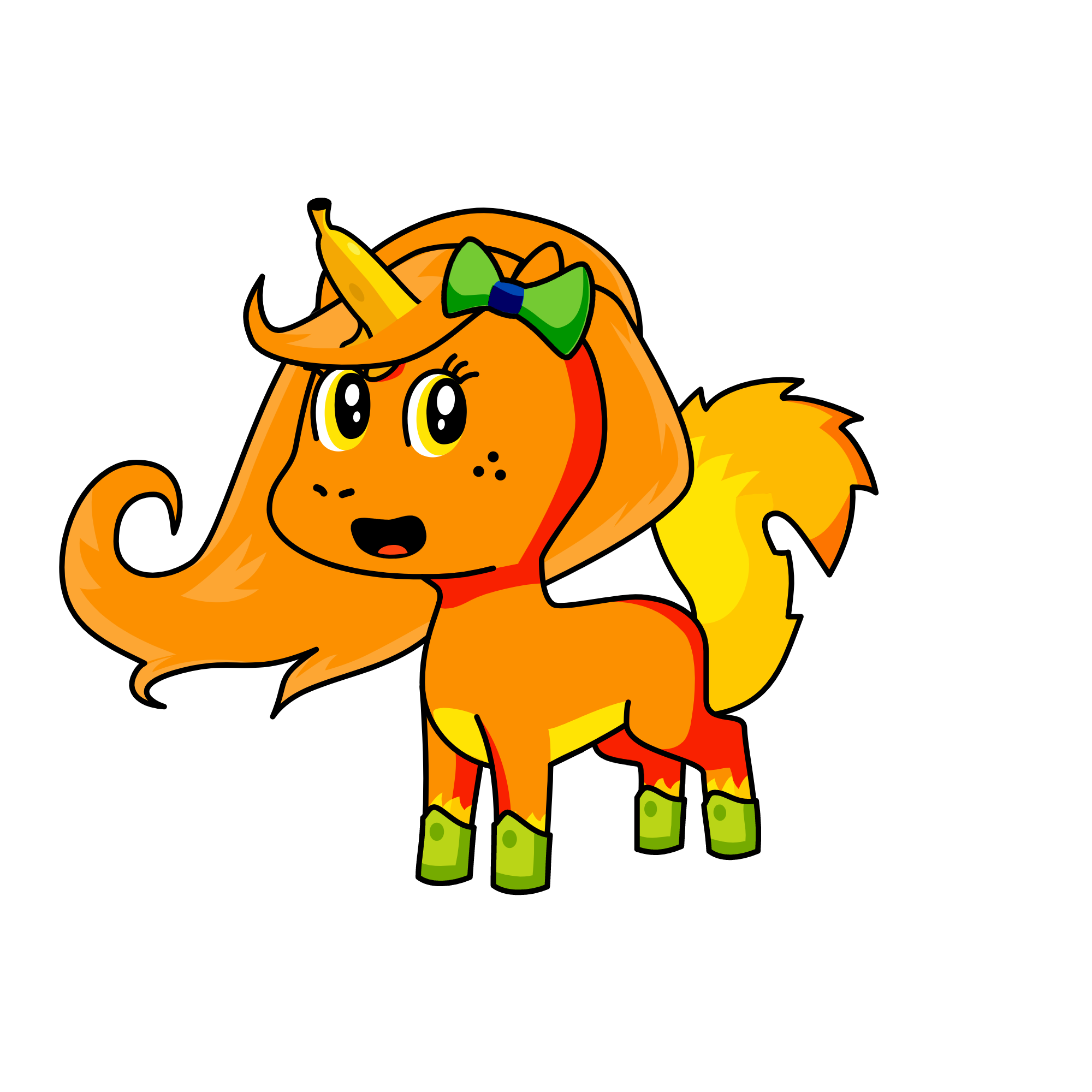 banana , the unicorn