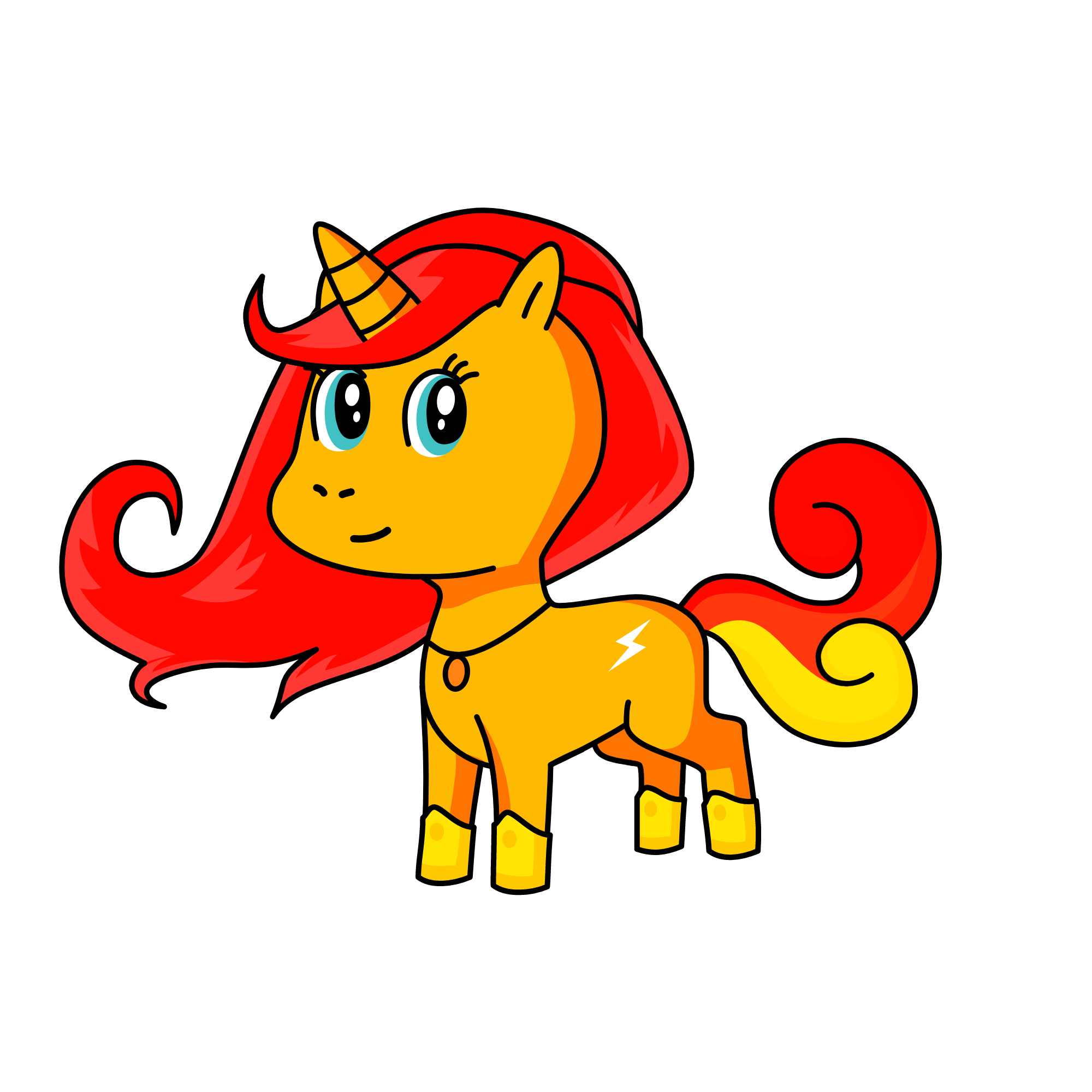 Sunset Shimmer, the unicorn