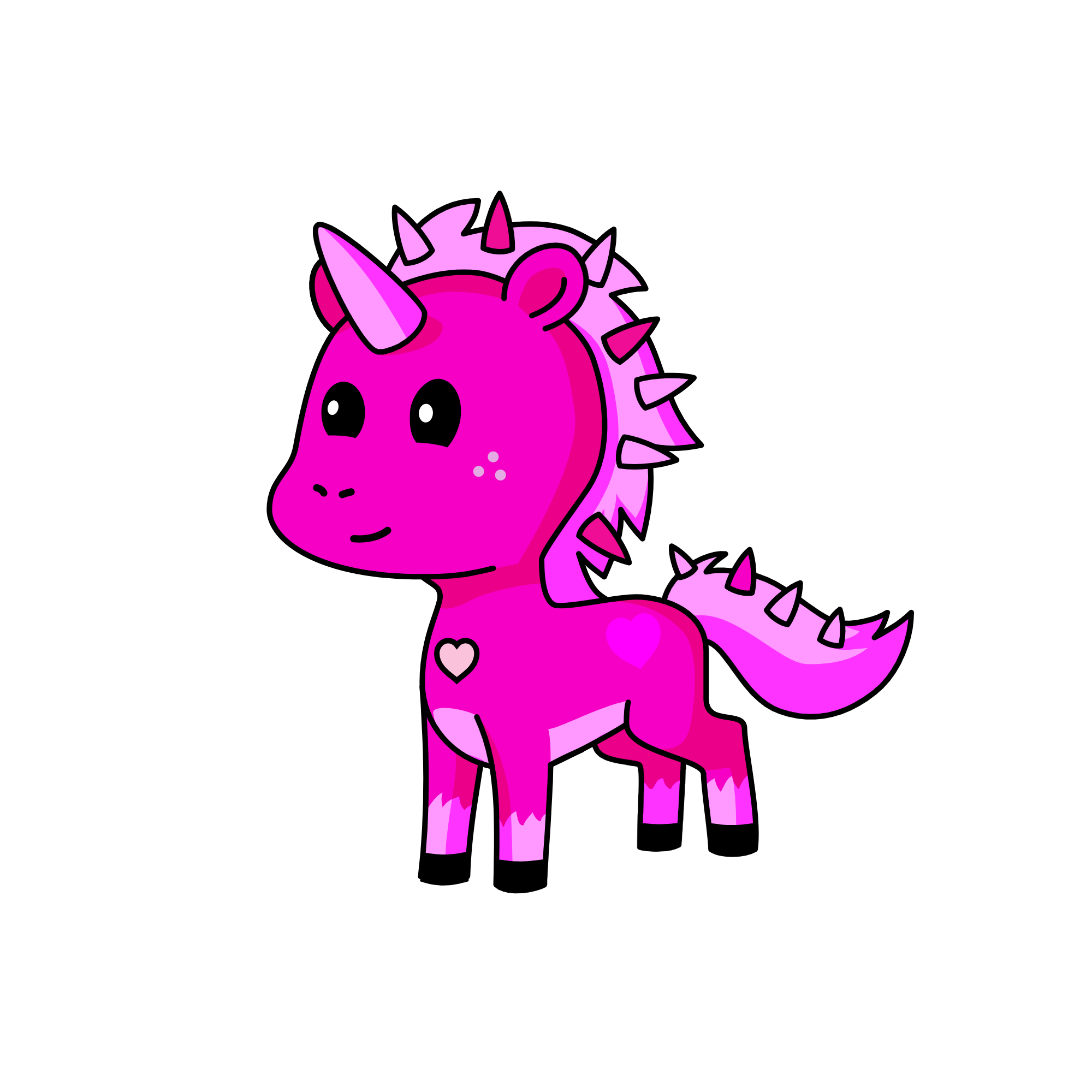 Pinky pie, the unicorn