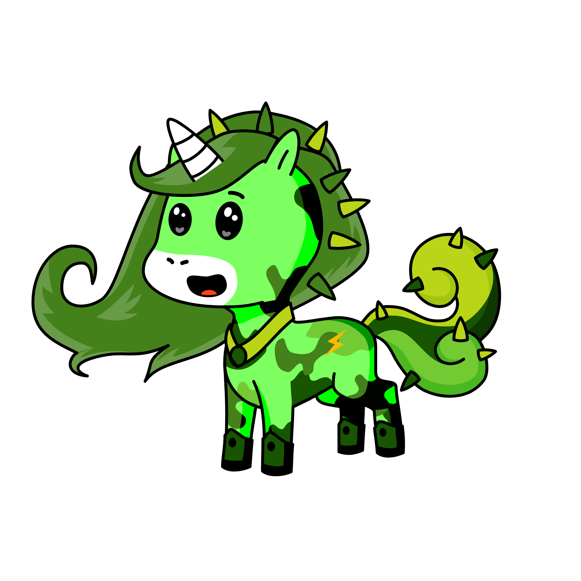 Camo, the unicorn