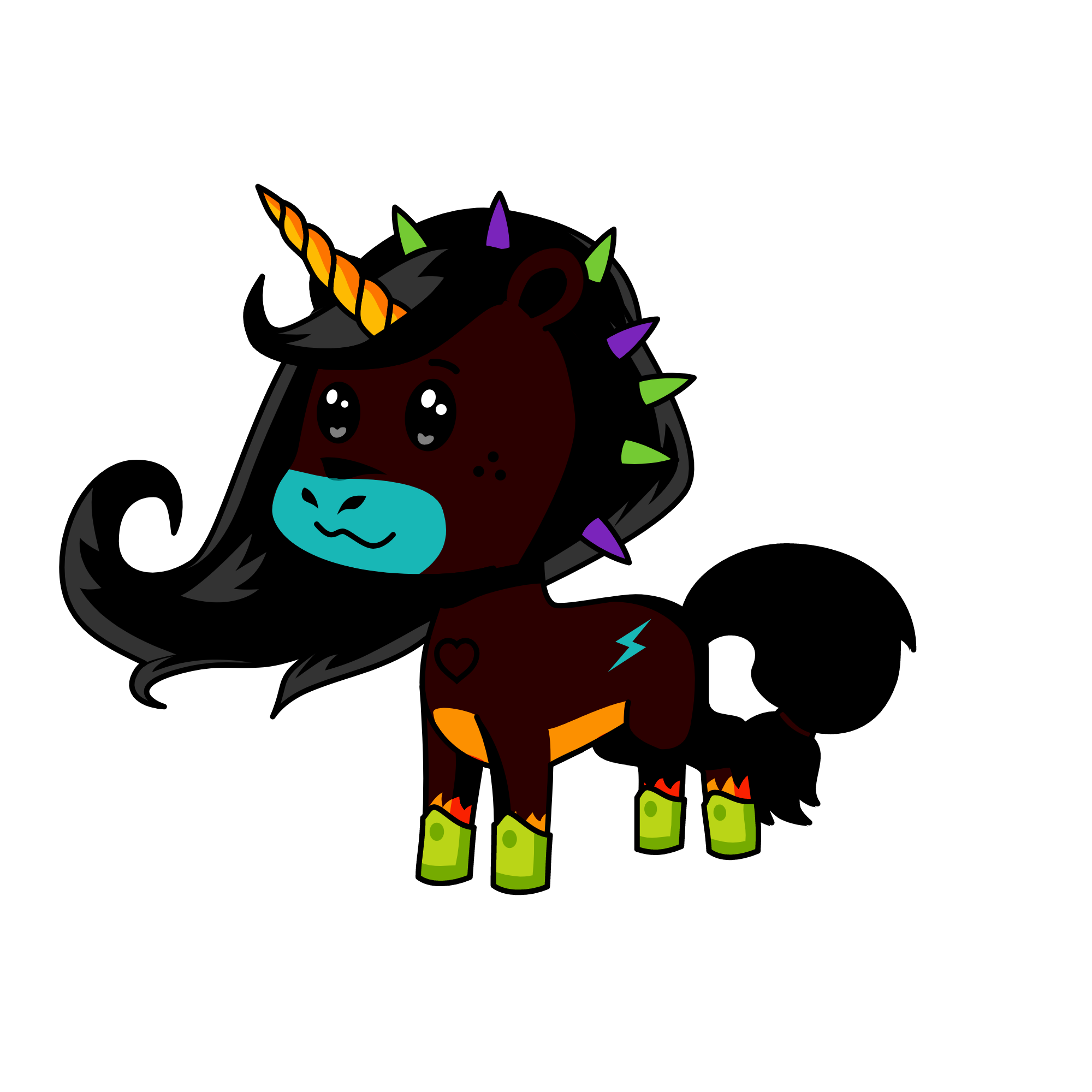Darkness, the unicorn