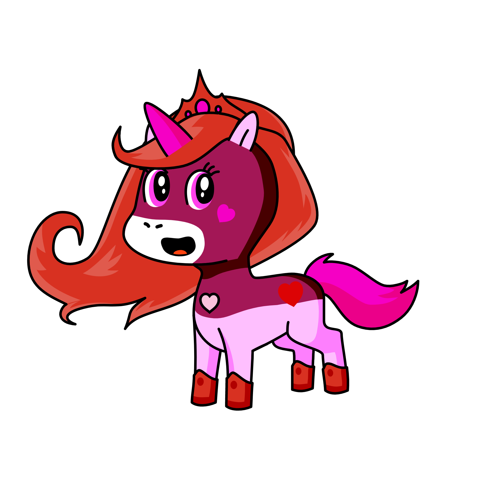 Queen of love and kindness, the unicorn