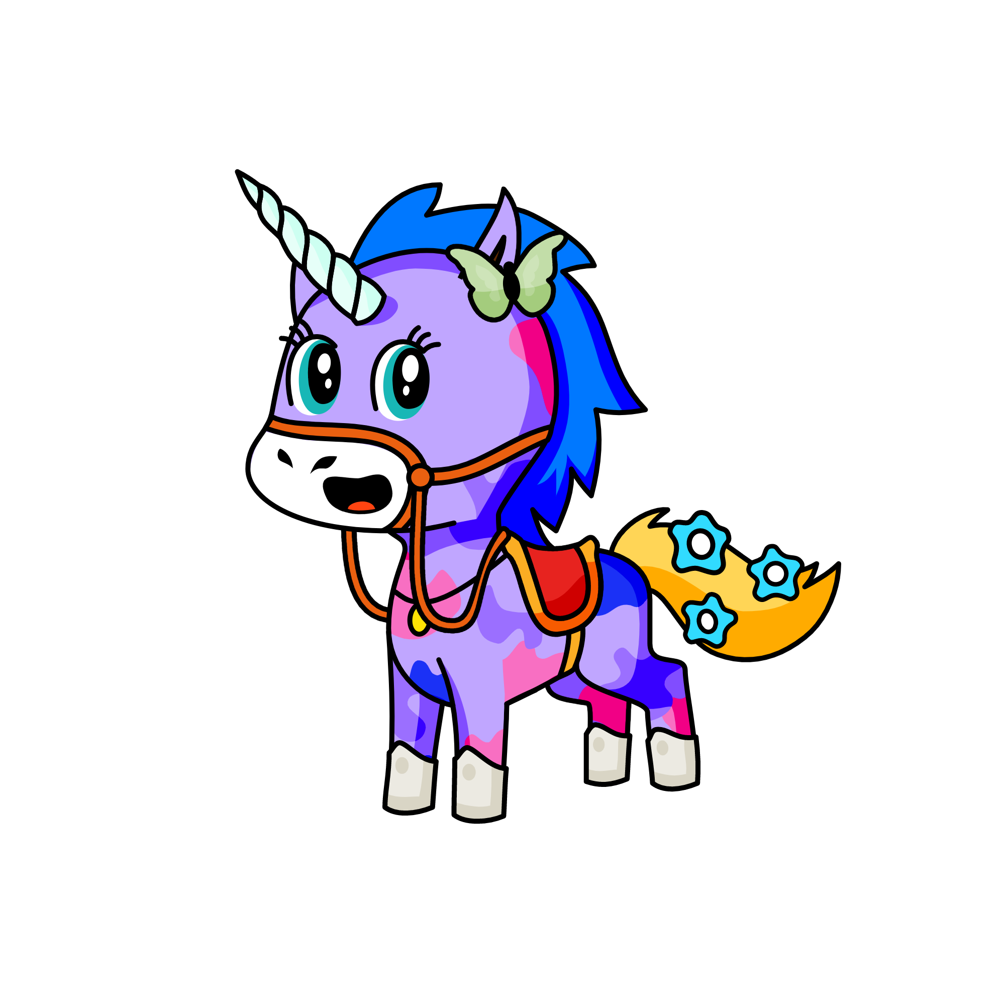 Snowy , the unicorn
