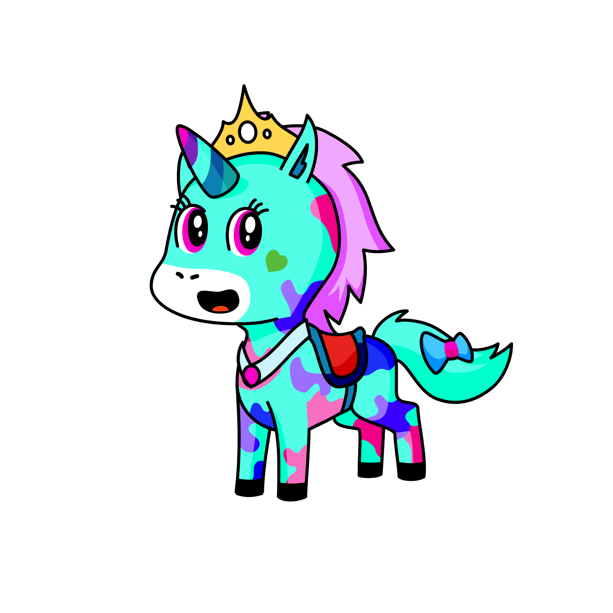 イイ, the unicorn