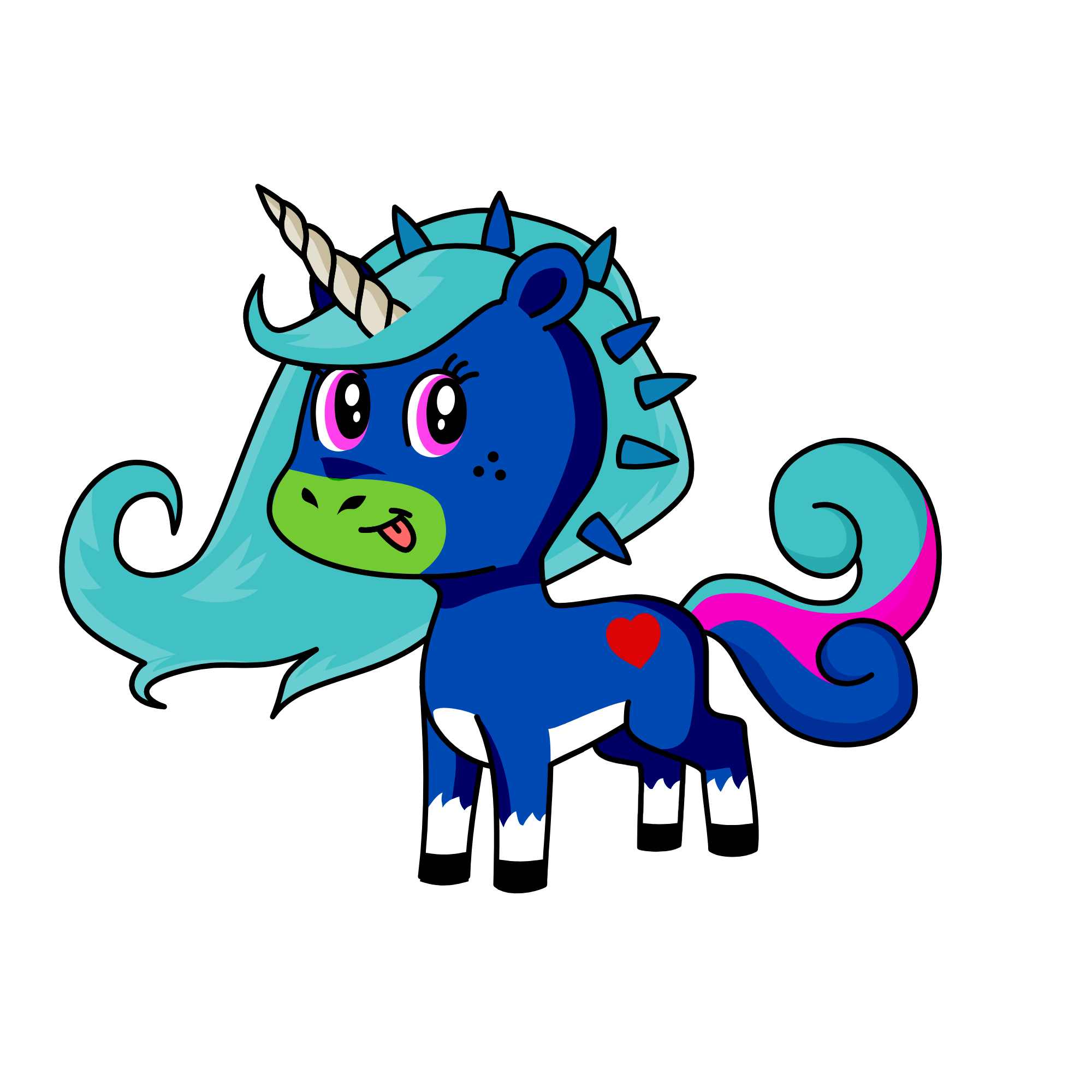 porpurina , the unicorn