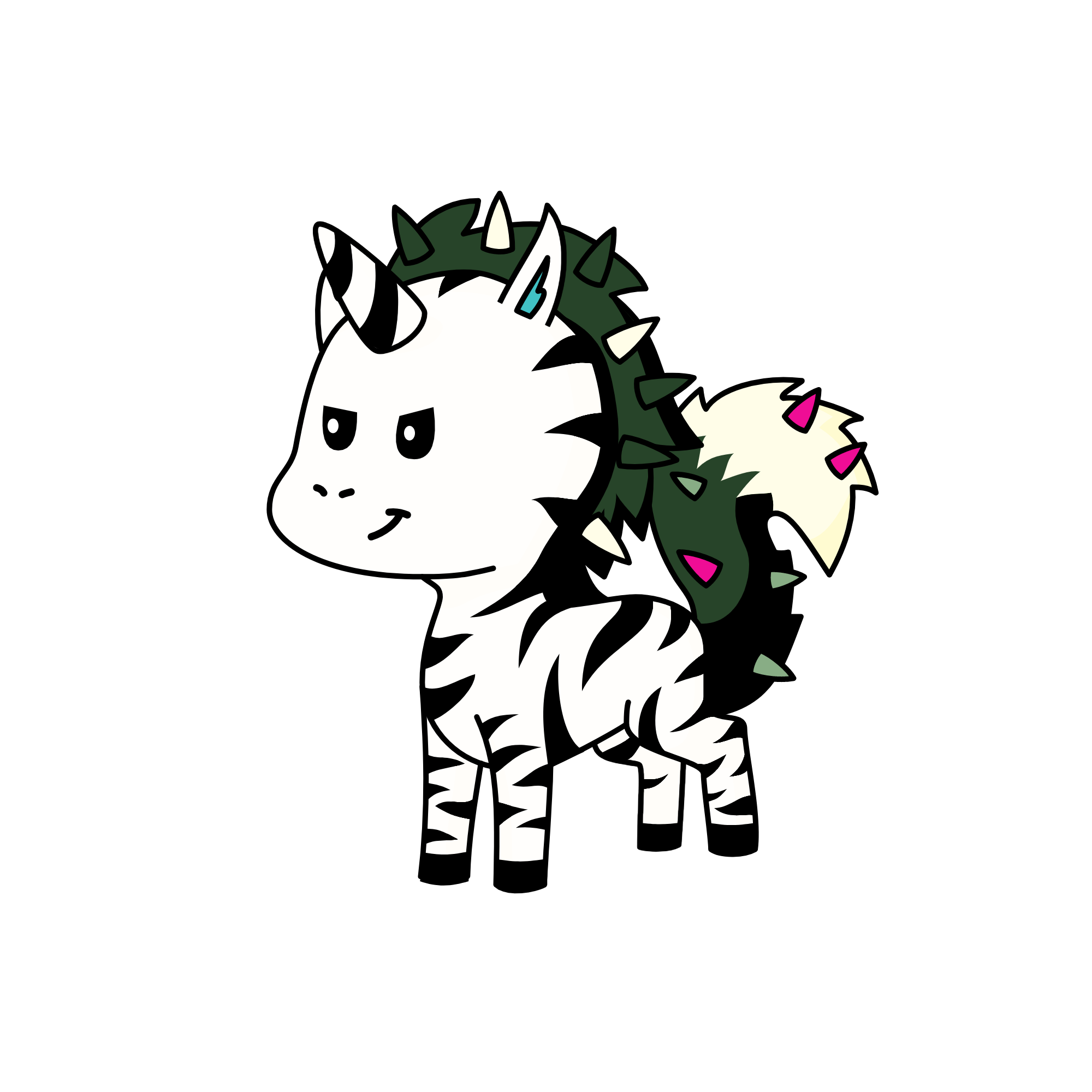 Zebra boy , the unicorn