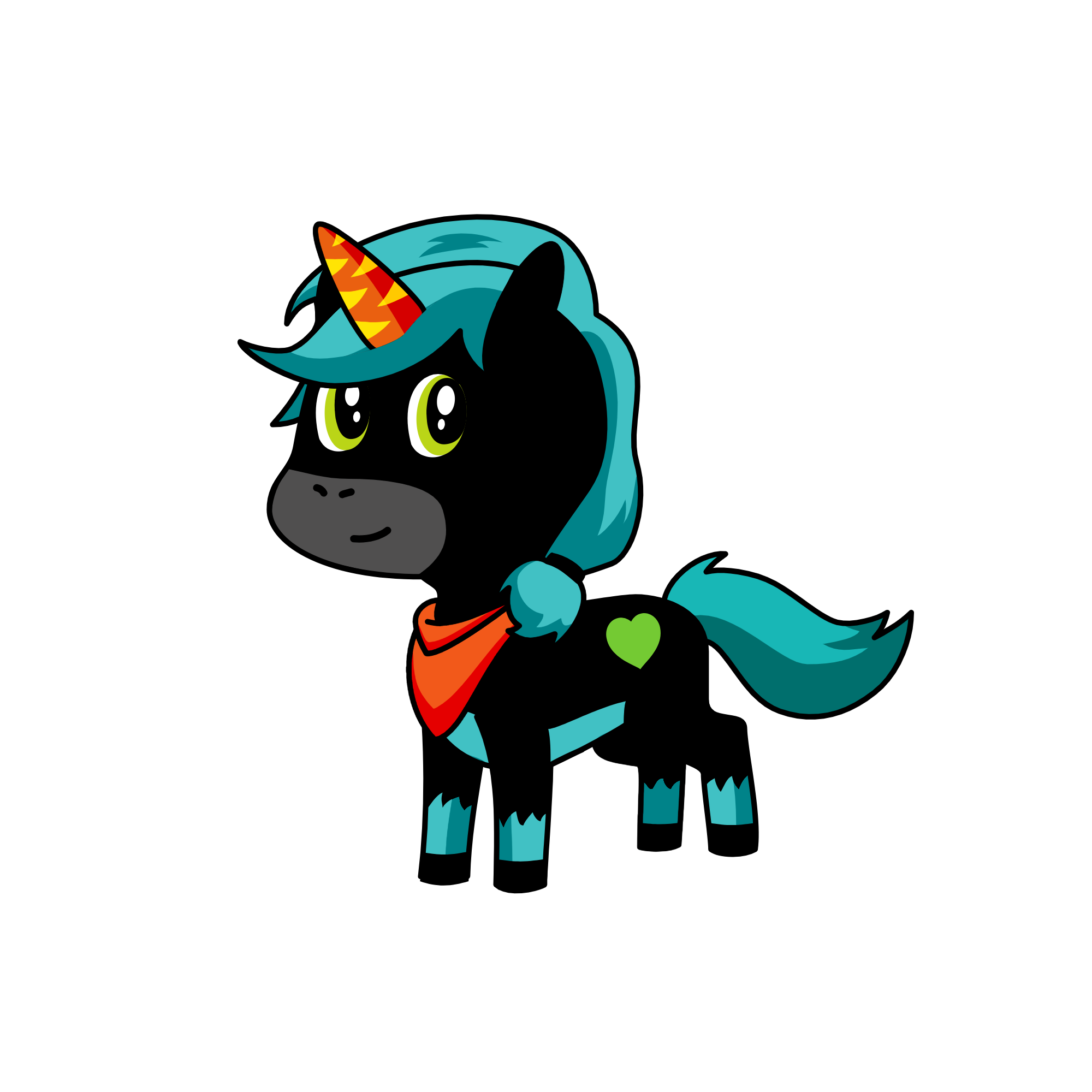 Helli, the unicorn