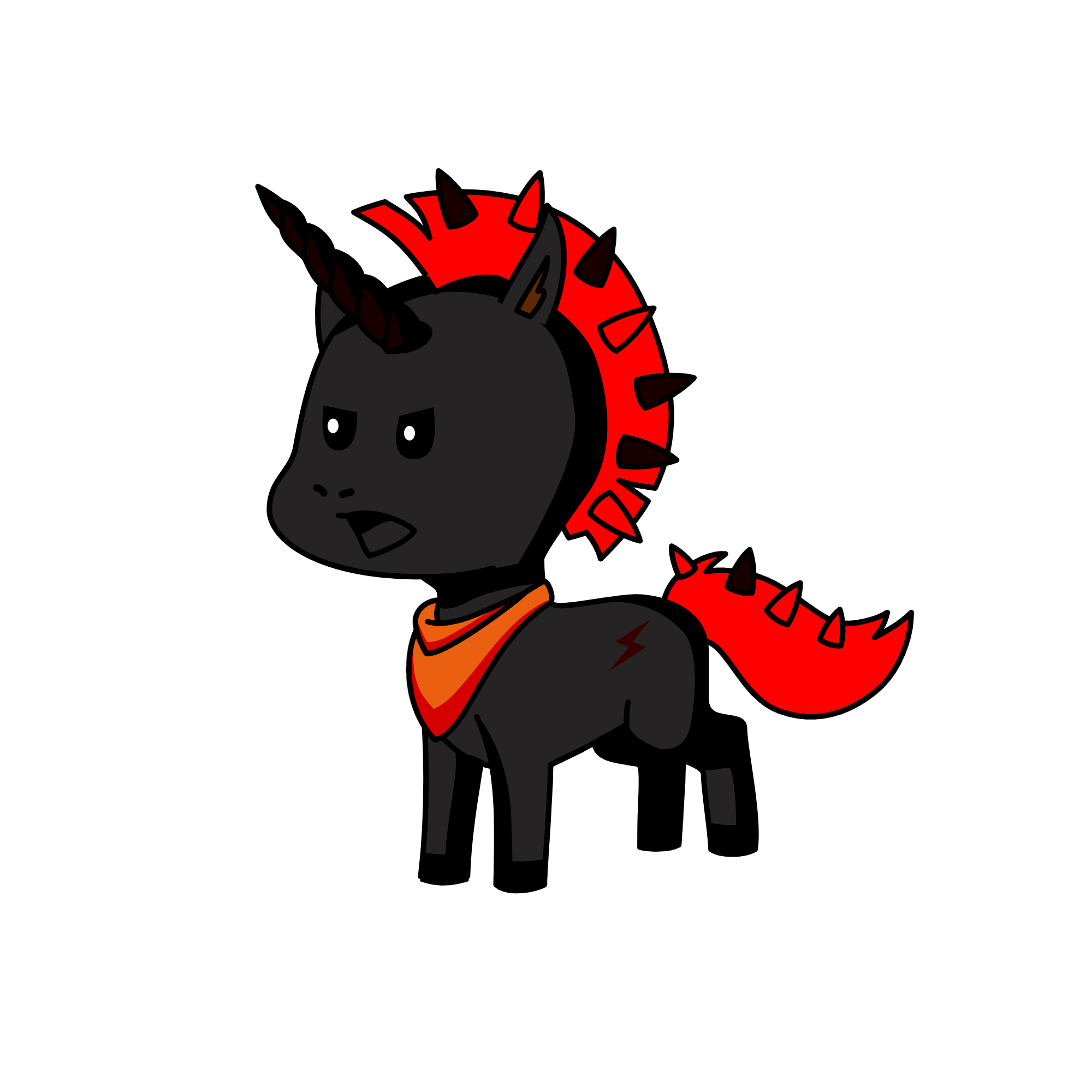 Ash(another version), the unicorn
