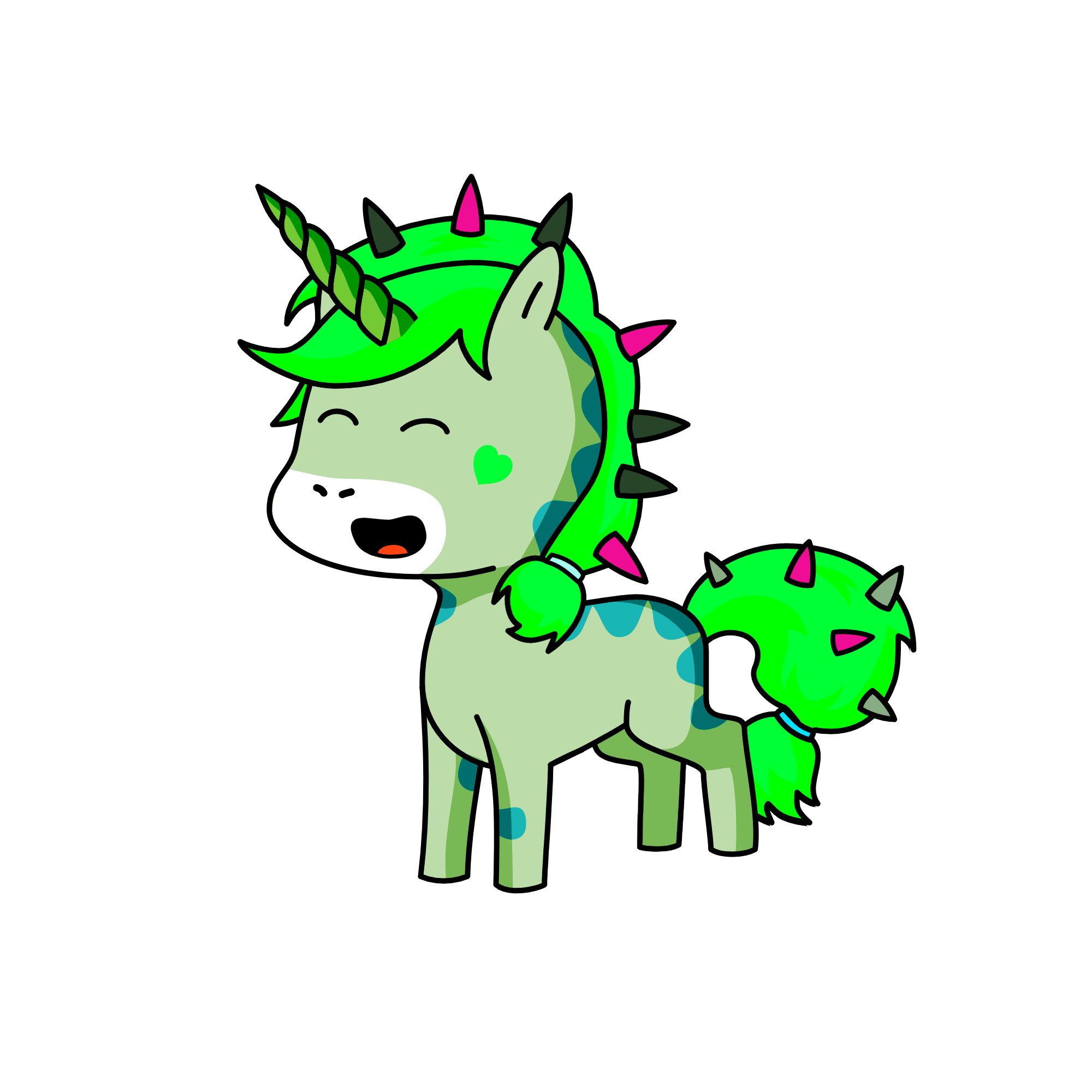 maça verde, the unicorn